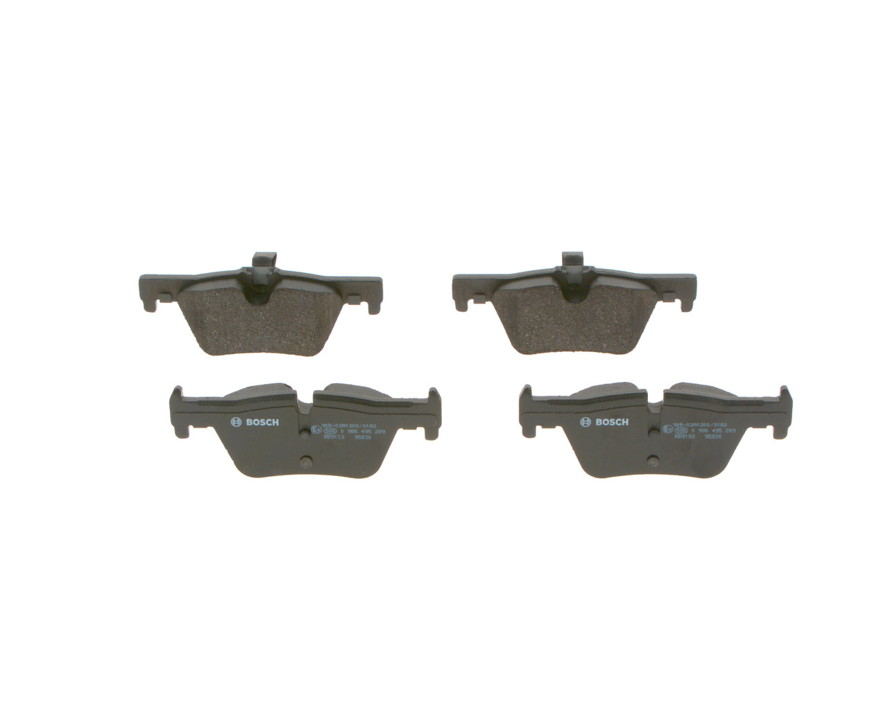 Köp billiga original Bromsbelägg 0 986 495 289 jämförbara med 34206799809 OEM nummer på nätet