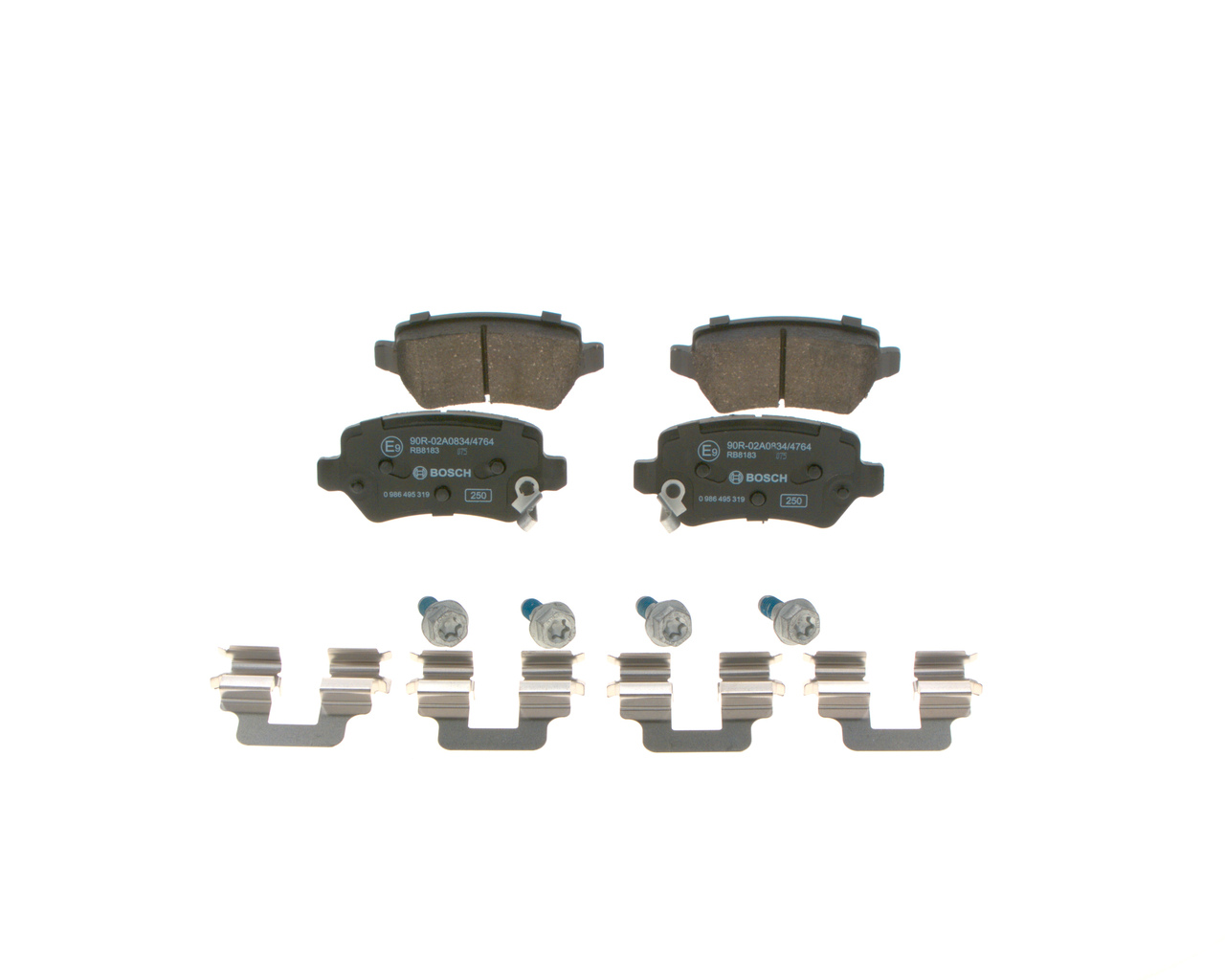 Acquista online Kit pastiglie freni 0 986 495 319 originale a buon mercato, comparabile con i numeri OEM 58302A2A30