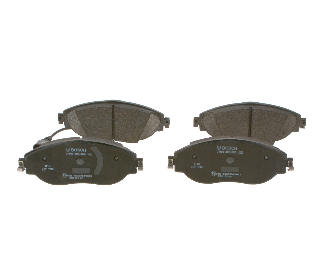 Acquista online Kit pastiglie freni 0 986 495 350 originale a buon mercato, comparabile con i numeri OEM 7N0698151C