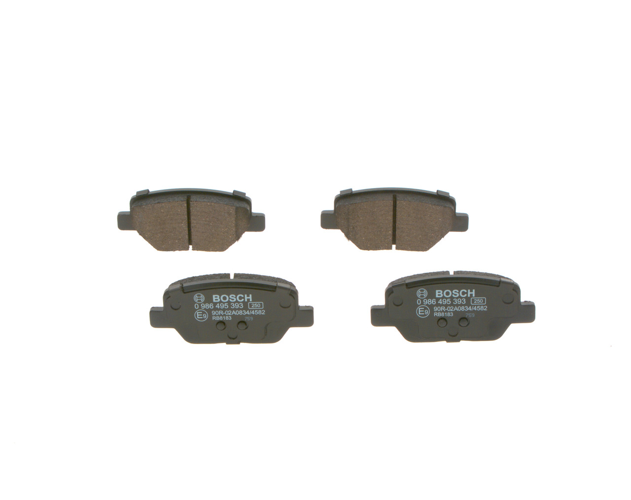 BOSCH 0 986 495 393 Plaquettes de frein