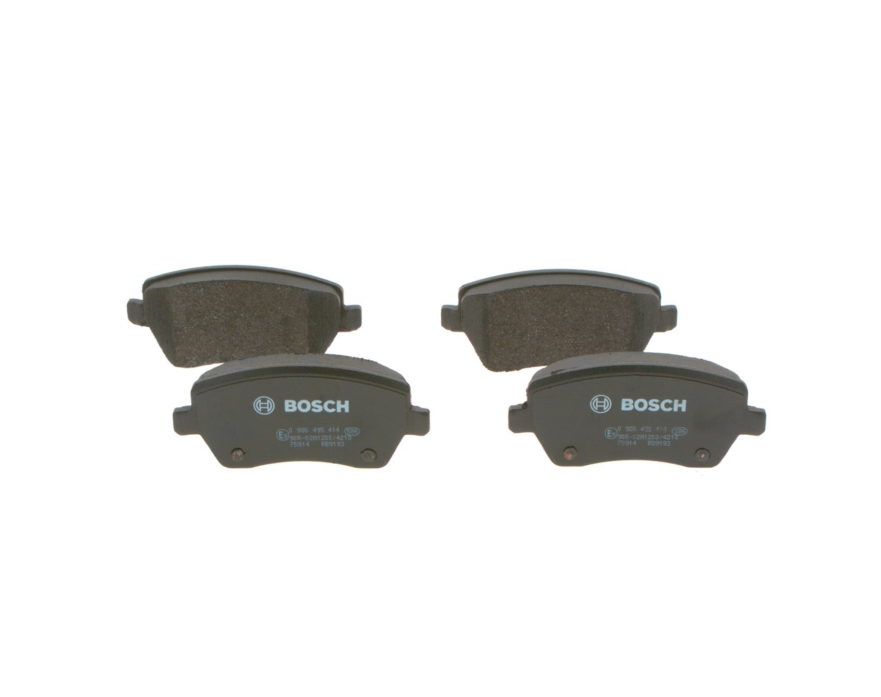 Bestel originele Remblokken 0 986 495 414 voordelig online, te vergelijken met D1060AX60A OEM-nummers