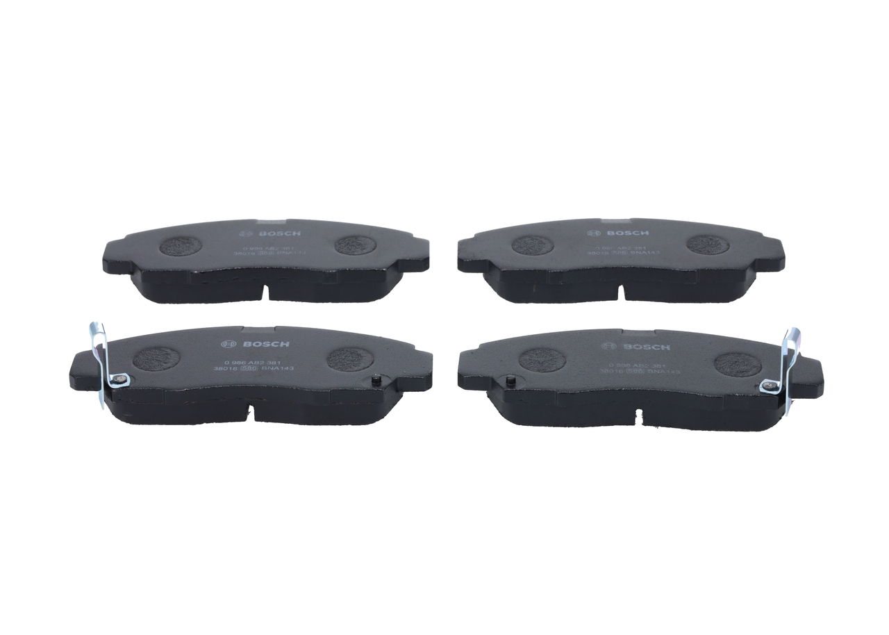 Köp billiga original Bromsbelägg 0 986 AB2 381 jämförbara med 45022SEAJ01 OEM nummer på nätet