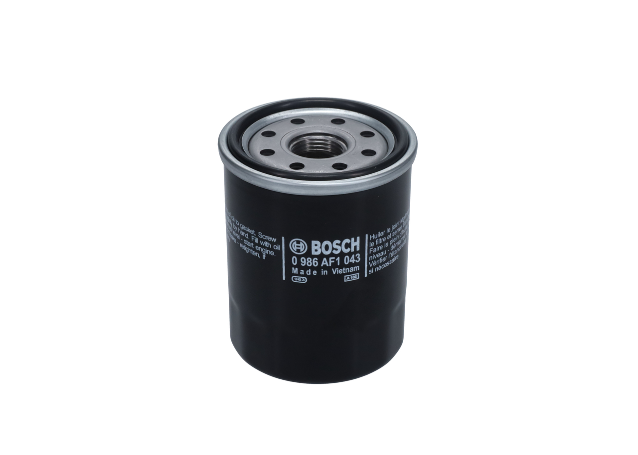 Köp BOSCH Oljefilter Produktnummer: 0 986 AF1 043 till det förmånliga priset av 58,74 kr