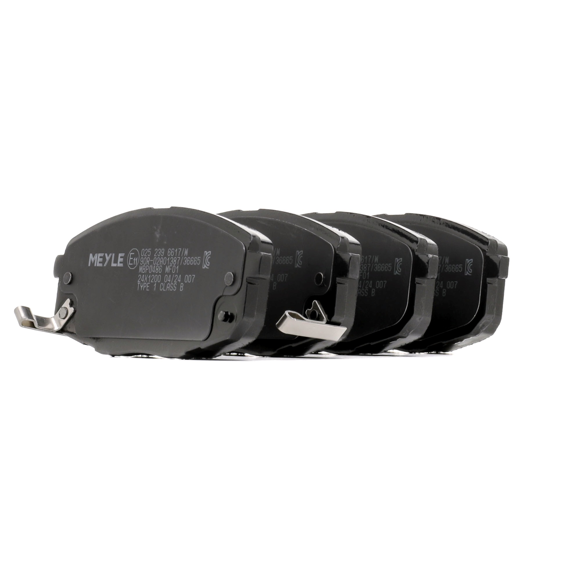 Įsigykite MEYLE Stabdžių kaladėlės Prekės Nr.: 025 239 6617/W už žemiausią 70,08 € kainą