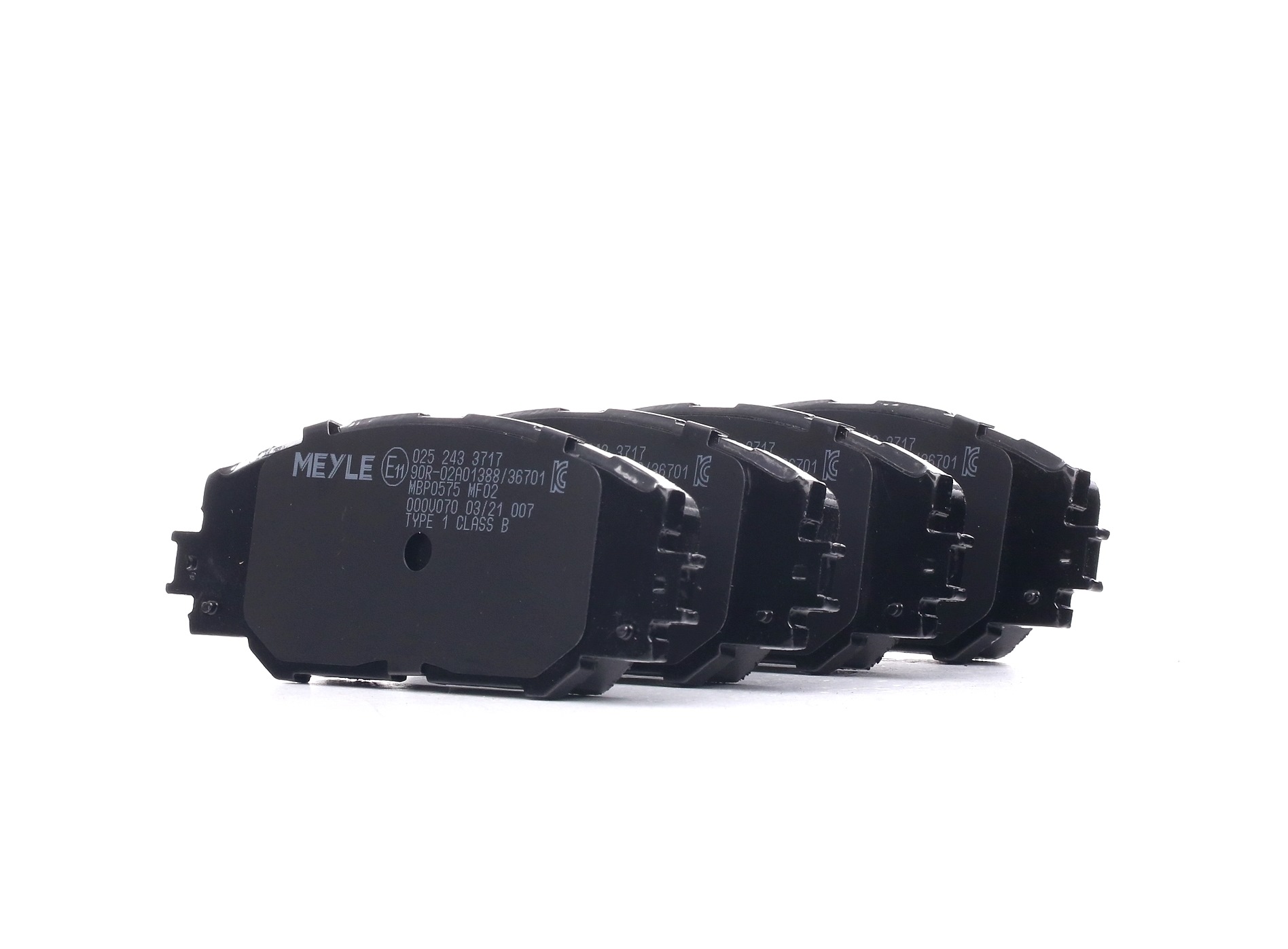Ostke MEYLE Piduriklotsid Toode nr.: 025 243 3717 madala hinnaga 29,29 €
