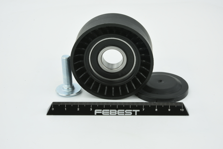 Įsigykite FEBEST Įtempiklio skriemulys, V formos rumbuotas diržas Prekės Nr.: 0287-J10E už žemiausią 18,04 € kainą