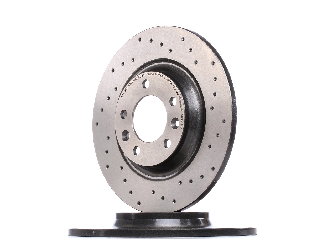 Įsigykite BREMBO Stabdžių diskas Prekės Nr.: 08.8682.1X už žemiausią 64,37 € kainą