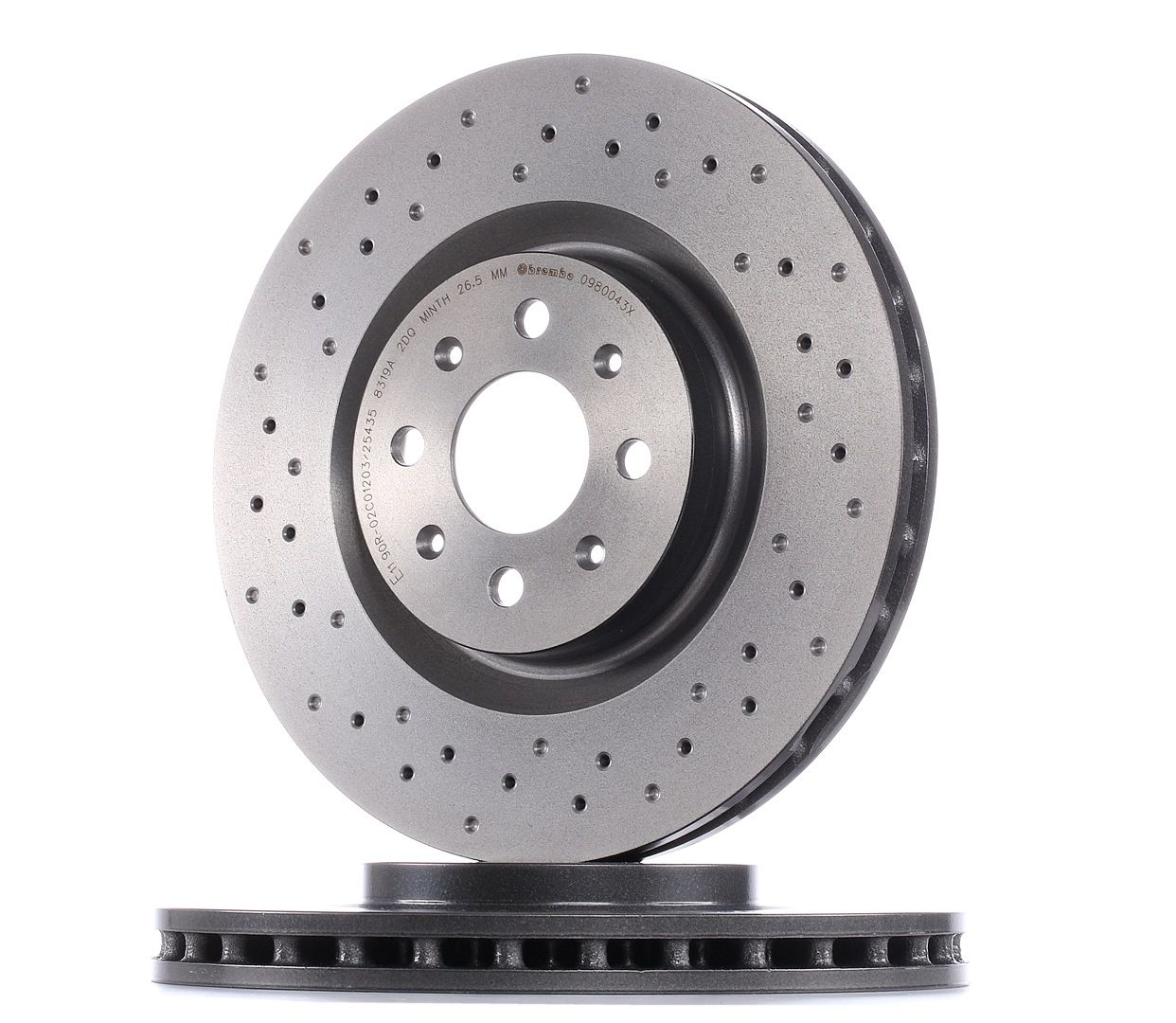 Köp BREMBO Bromsskiva Produktnummer: 09.8004.3X till det förmånliga priset av 1340,66 kr