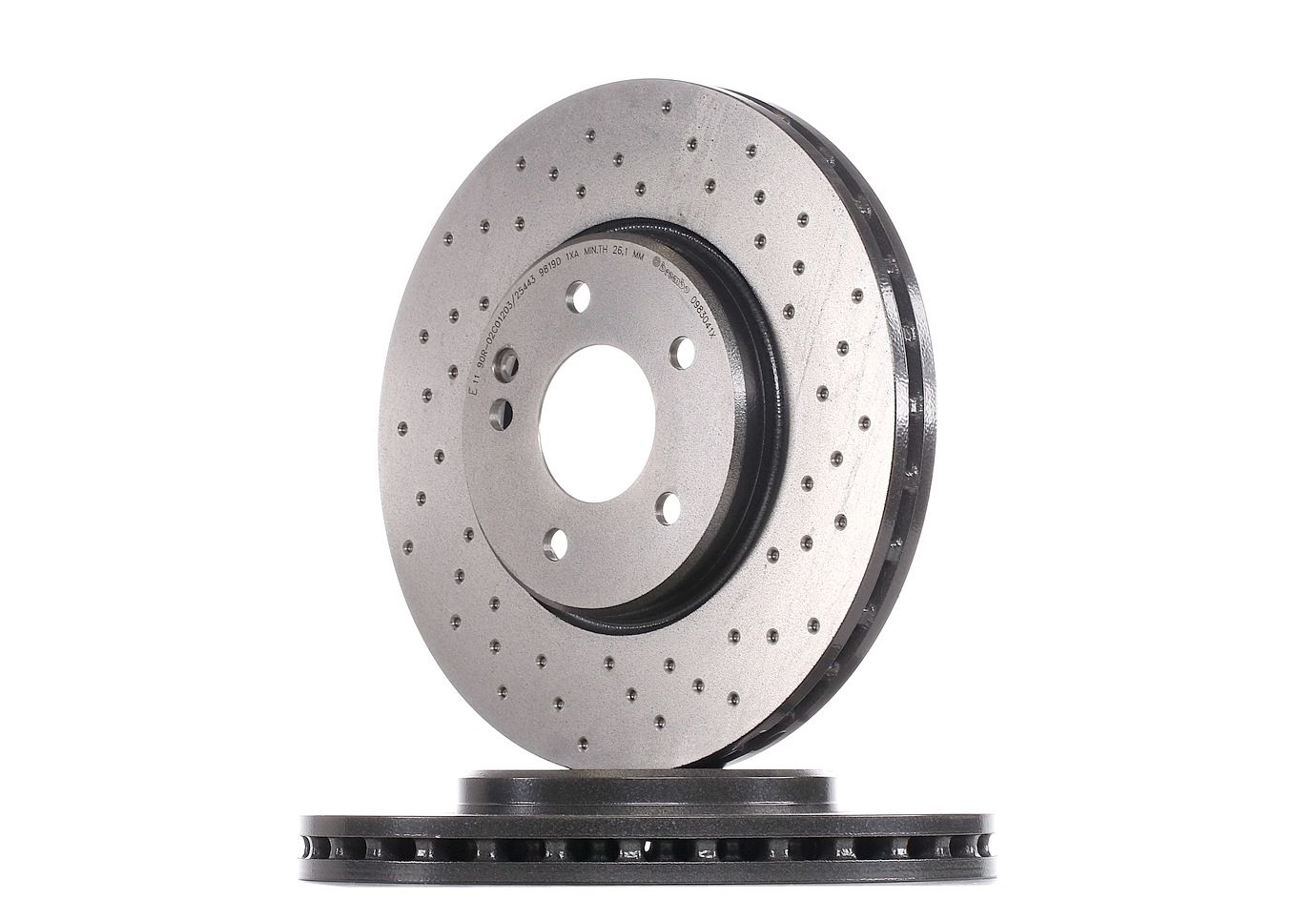 Köp BREMBO Bromsskiva Produktnummer: 09.8304.1X till det förmånliga priset av 1192,08 kr