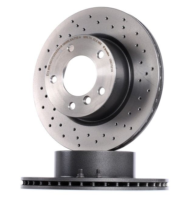Köp billiga original Bromsskiva 09.9752.1X jämförbara med 34116854997 OEM nummer på nätet