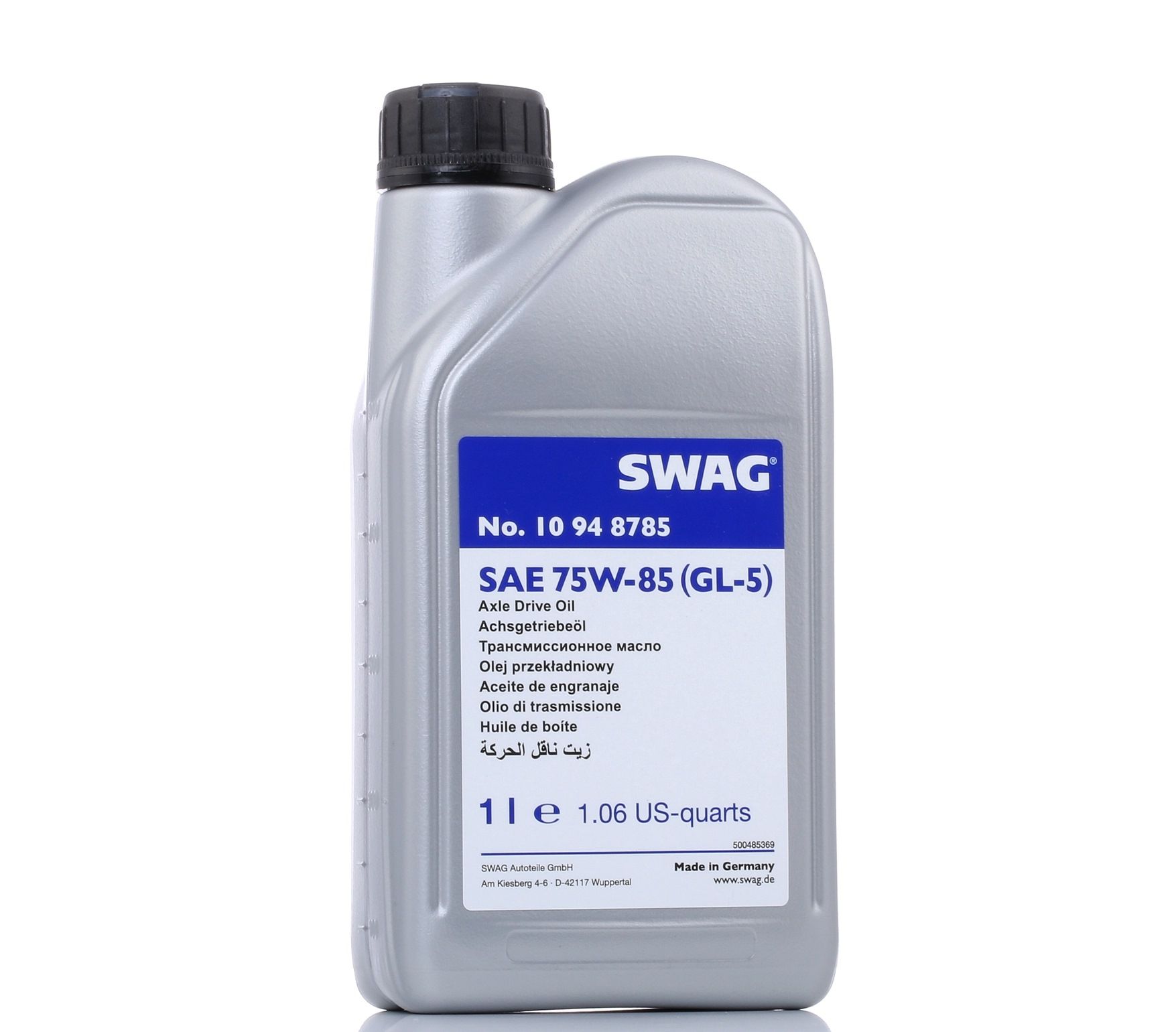 Įsigykite SWAG Ašies krumpliaračio alyva Prekės Nr.: 10 94 8785 už žemiausią 29,92 € kainą