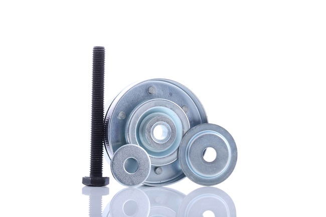 Compre Polea inversión / guía, correa poli V 252-53 original asequible comparable con números OEM online 03D145276D