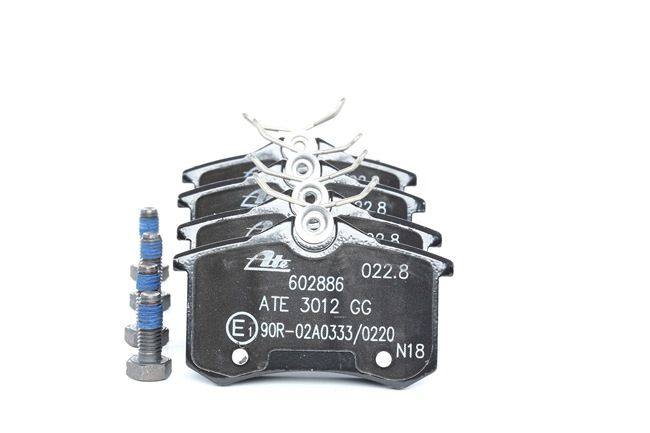 OEM Brzdové platničky Audi TT 8N Roadster 2006 1E0698451B, 1J0698451C, 1J0698451G ATE