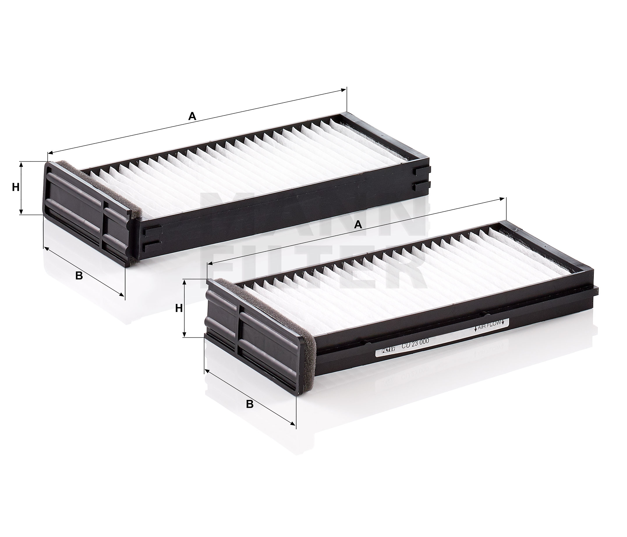 MANN-FILTER CU 23 000-2 Filtre d'habitacle