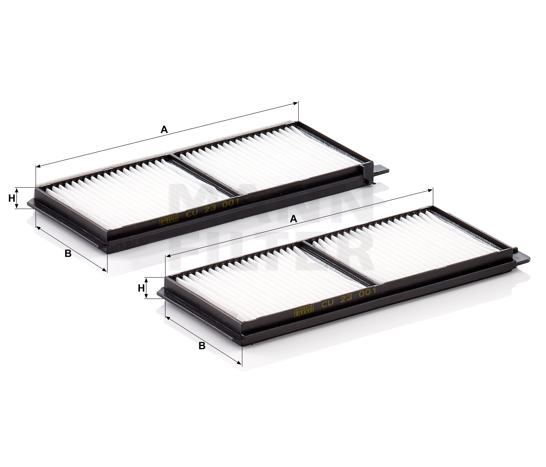 Kjøp MANN-FILTER Kupefilter Product No .: CU 23 001-2 for den lave prisen av 237,04 kr