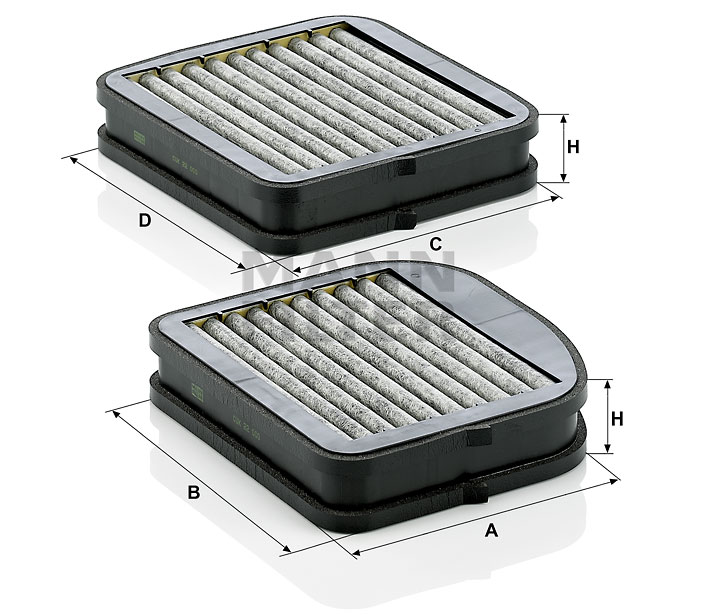 MERCEDES-BENZ E-Klass Avatava Veoauto / Šassii (VF210) 2000 Salongifilter MANN-FILTER OEM 2108300218, 2108300318, 2108301118