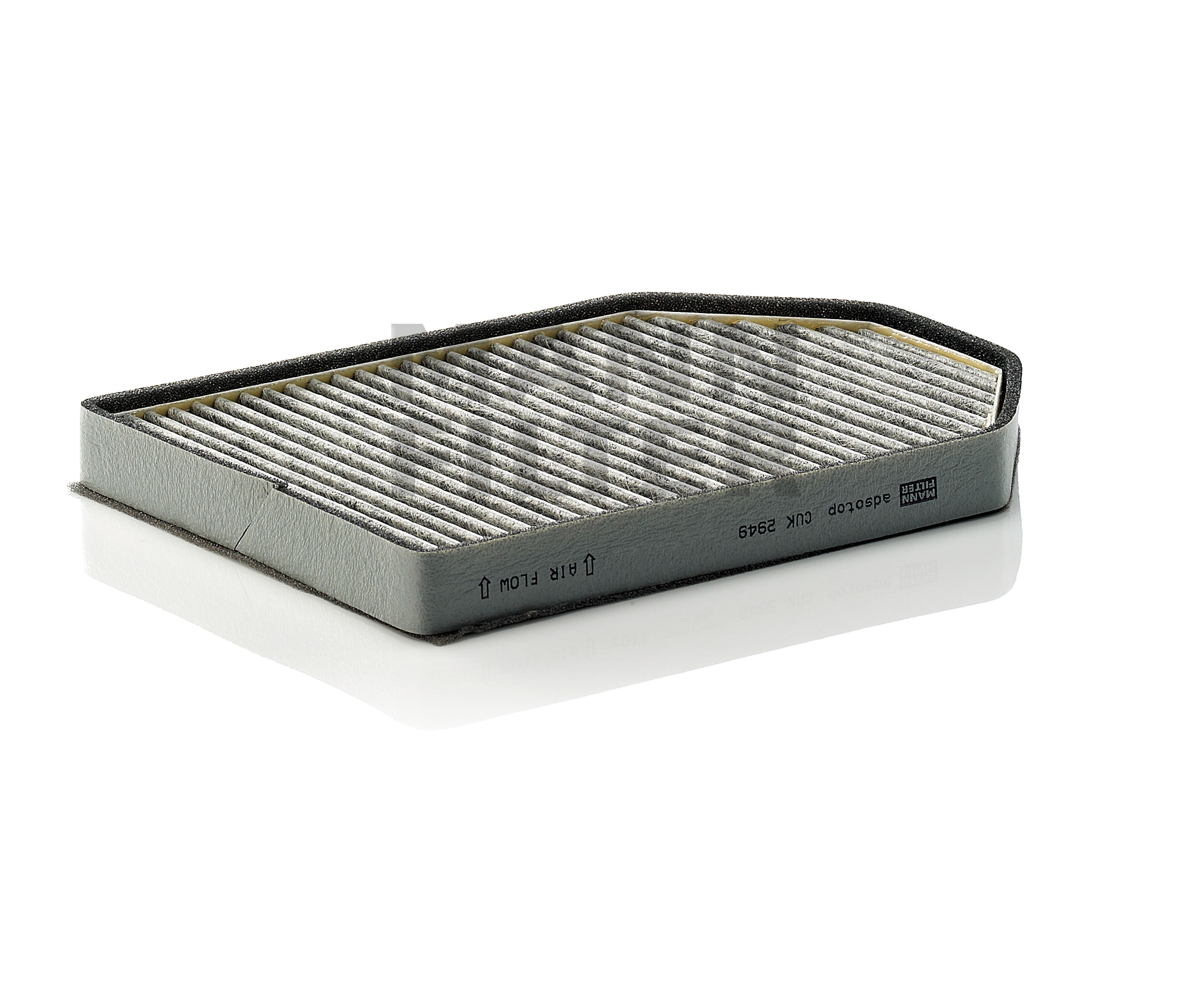 Įsigykite MANN-FILTER Salono filtras Prekės Nr.: CUK 2949-2 už žemiausią 37,11 € kainą