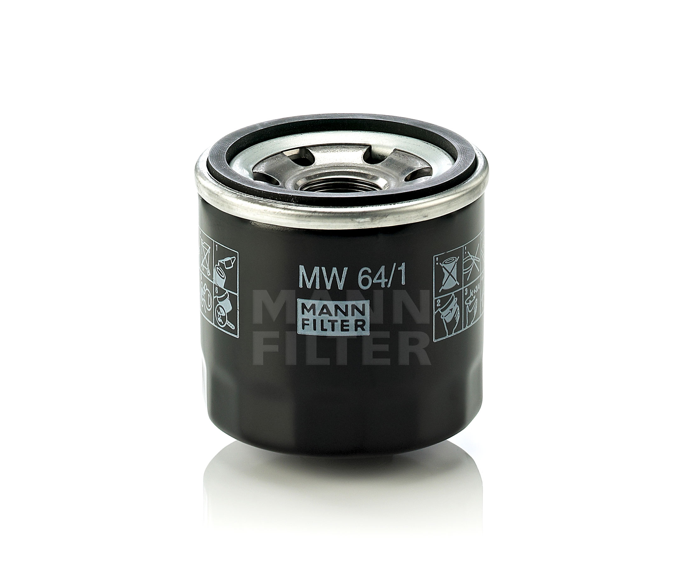 Compre MANN-FILTER Filtro de óleo Produto No.: MW 64/1 a preços baixos de 11,08 €