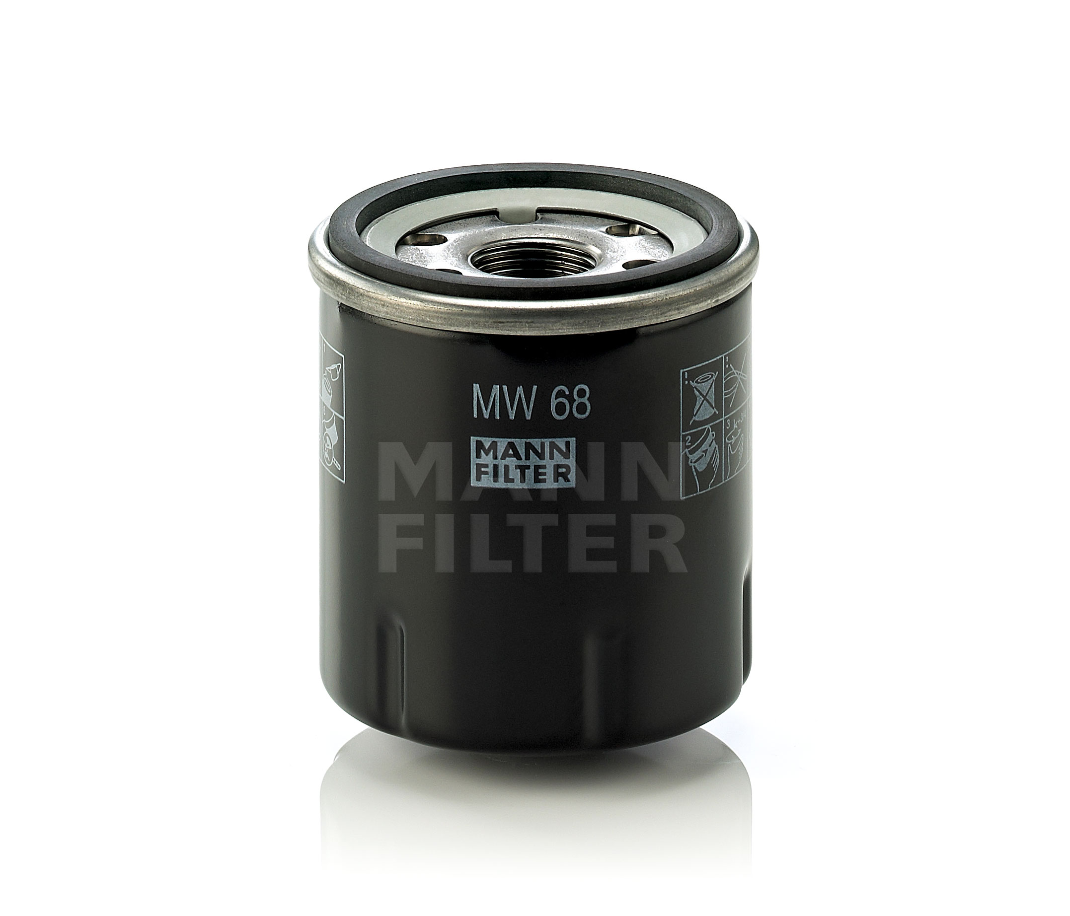 Įsigykite MANN-FILTER Alyvos filtras Prekės Nr.: MW 68 už žemiausią 11,39 € kainą