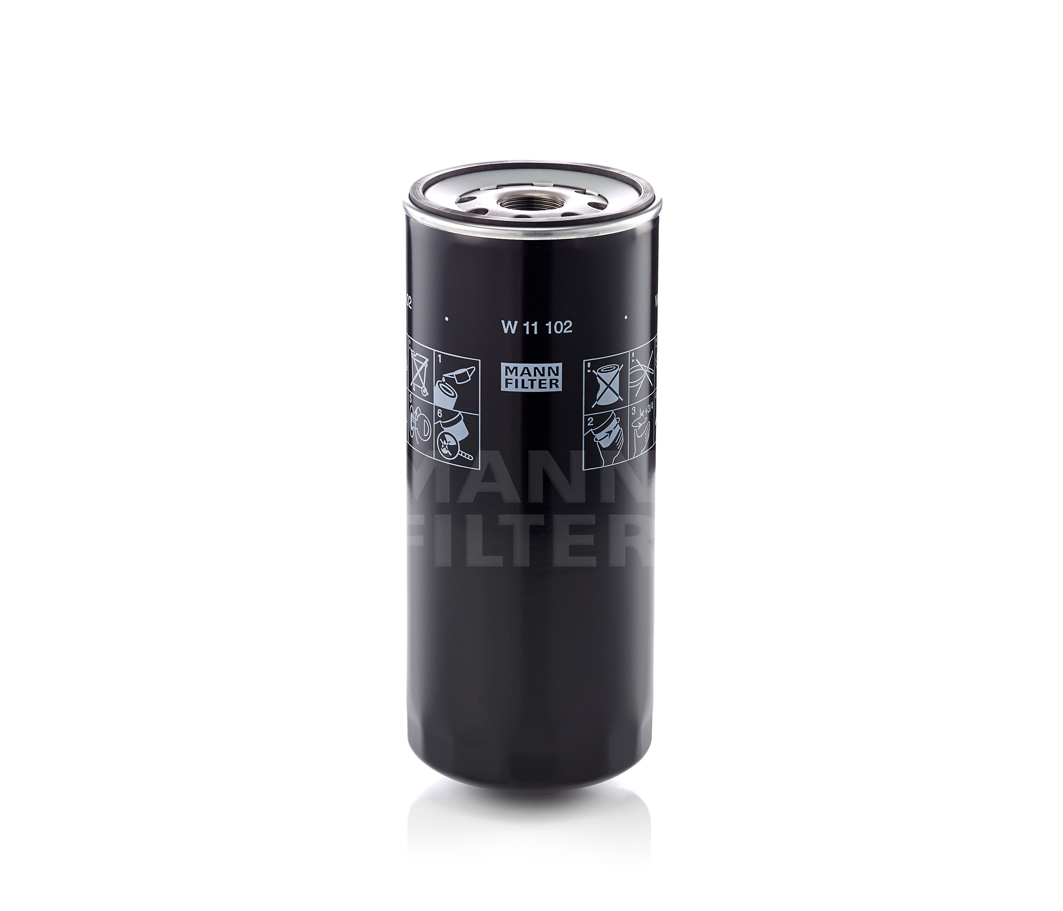 Köp MANN-FILTER Oljefilter Produktnummer: W 11 102 till det förmånliga priset av 304,16 kr