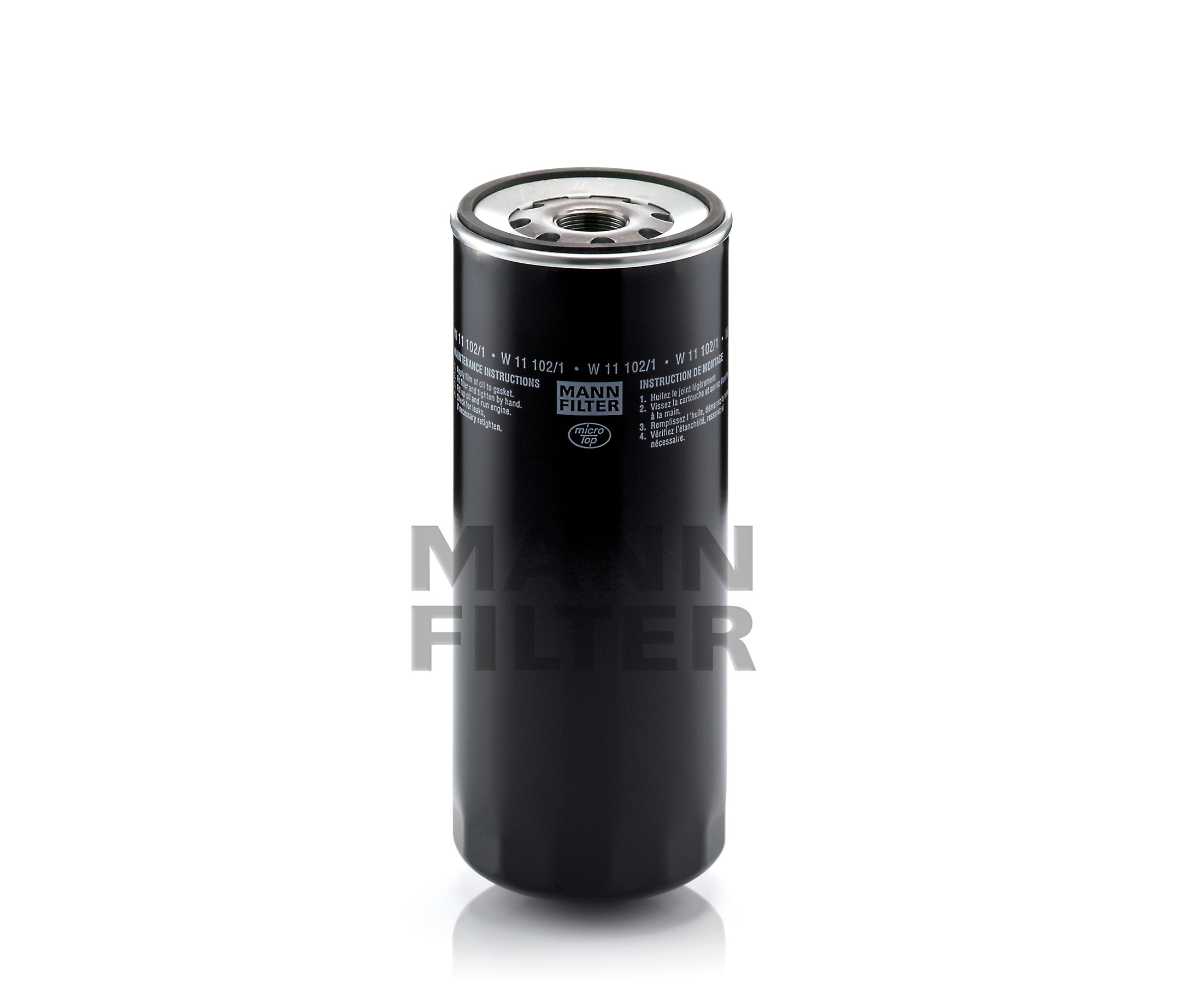 Köp MANN-FILTER Oljefilter Produktnummer: W 11 102/1 till det förmånliga priset av 382,56 kr