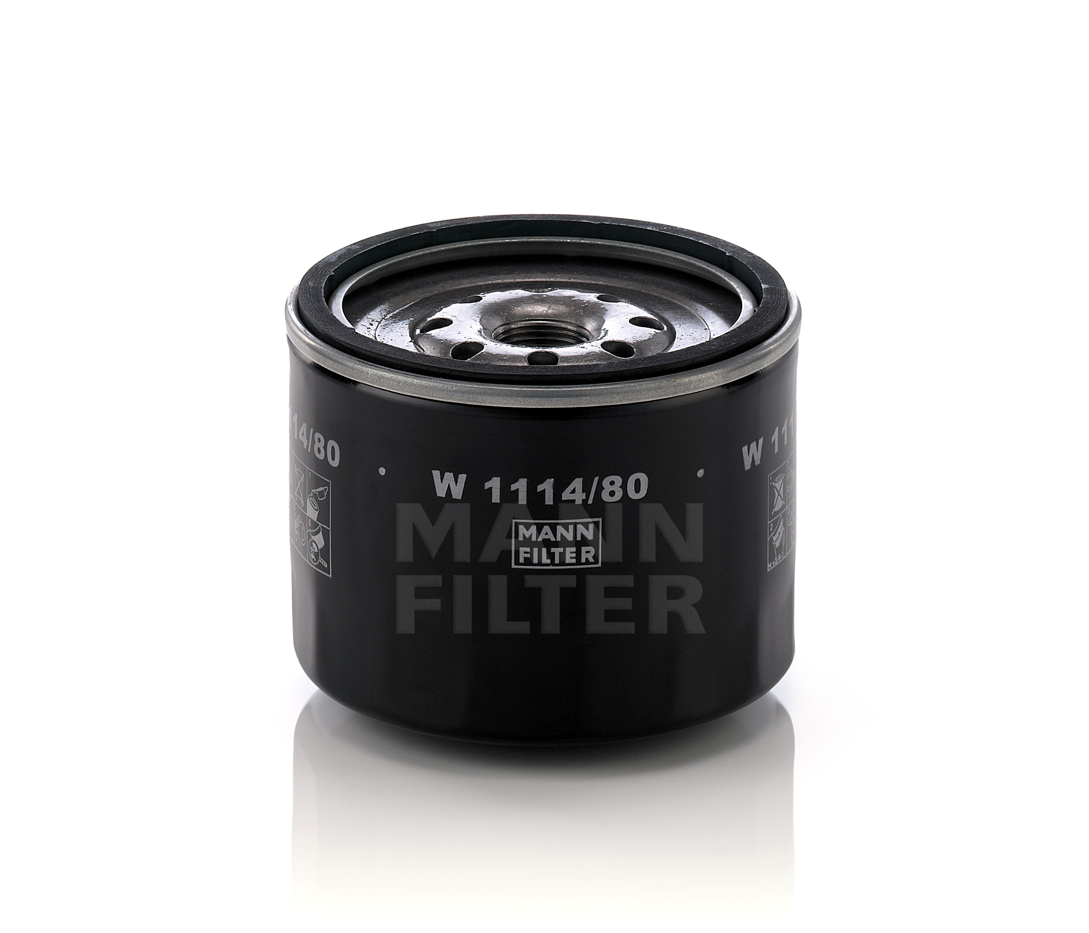 Buy MANN-FILTER Oil filter Product No.: W 1114/80 at the low price of £ 11,84