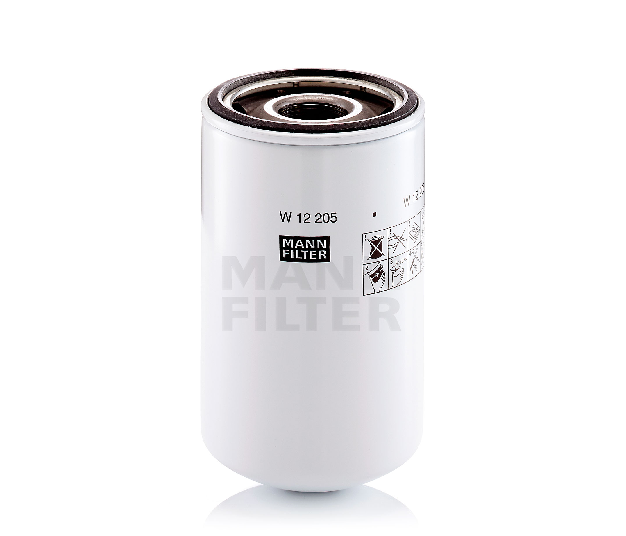 Köp MANN-FILTER Oljefilter Produktnummer: W 12 205 till det förmånliga priset av 738,59 kr