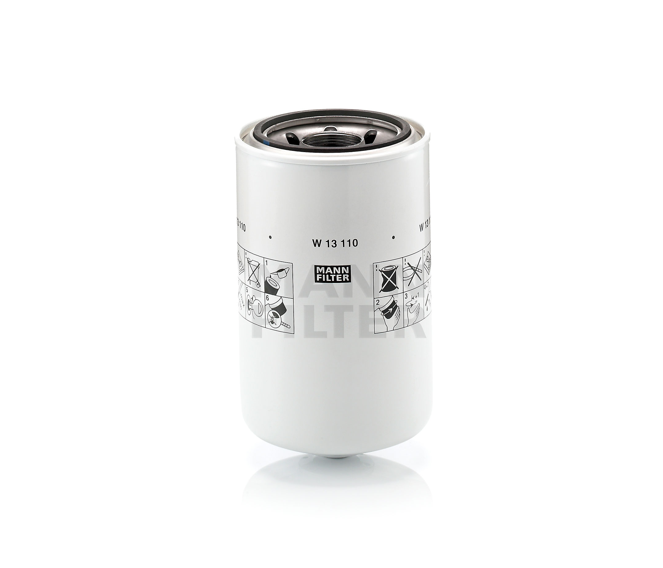 Įsigykite MANN-FILTER Alyvos filtras Prekės Nr.: W 13 110 už žemiausią 36,40 € kainą