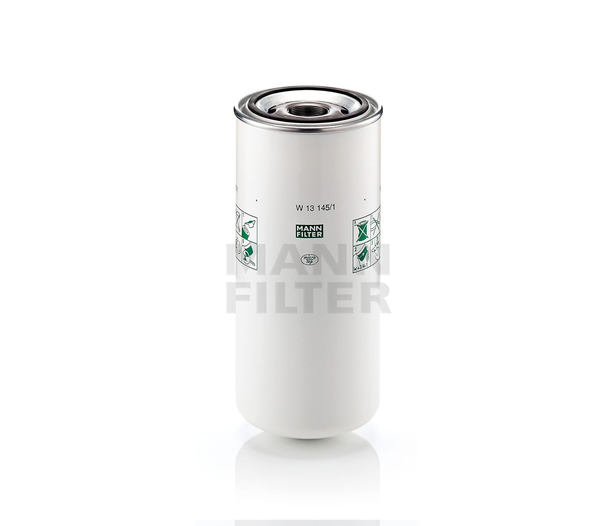 Köp MANN-FILTER Oljefilter Produktnummer: W 13 145/1 till det förmånliga priset av 660,78 kr