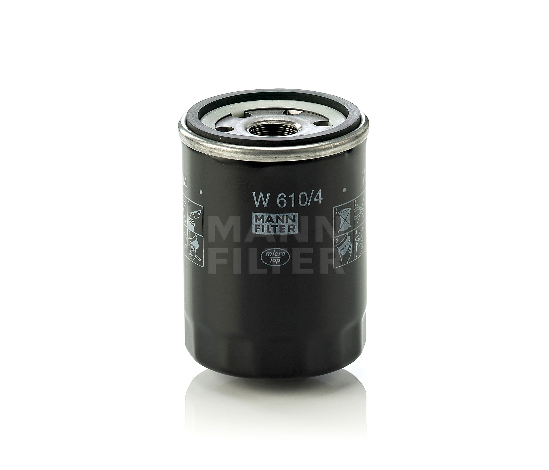 Įsigykite MANN-FILTER Alyvos filtras Prekės Nr.: W 610/4 už žemiausią 7,81 € kainą