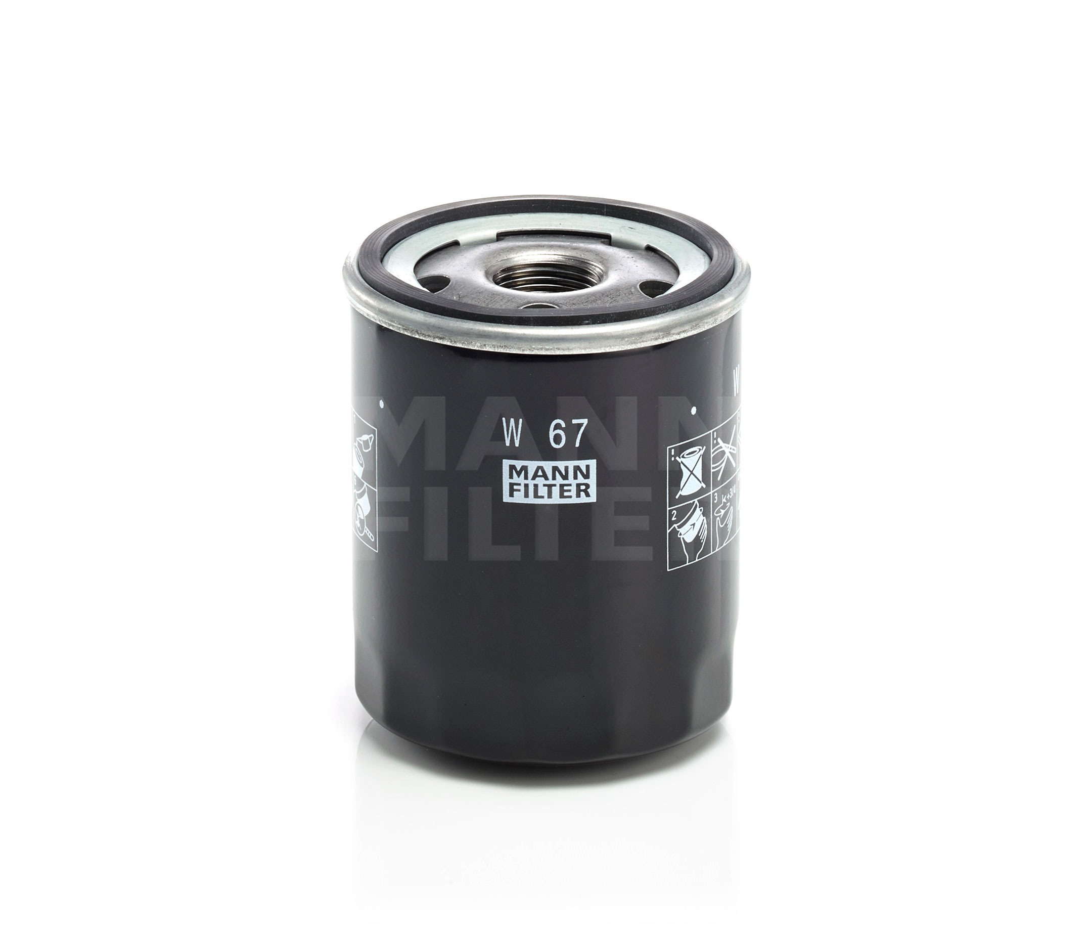 Ostke MANN-FILTER Õlifilter Toode nr.: W 67 madala hinnaga 9,35 €