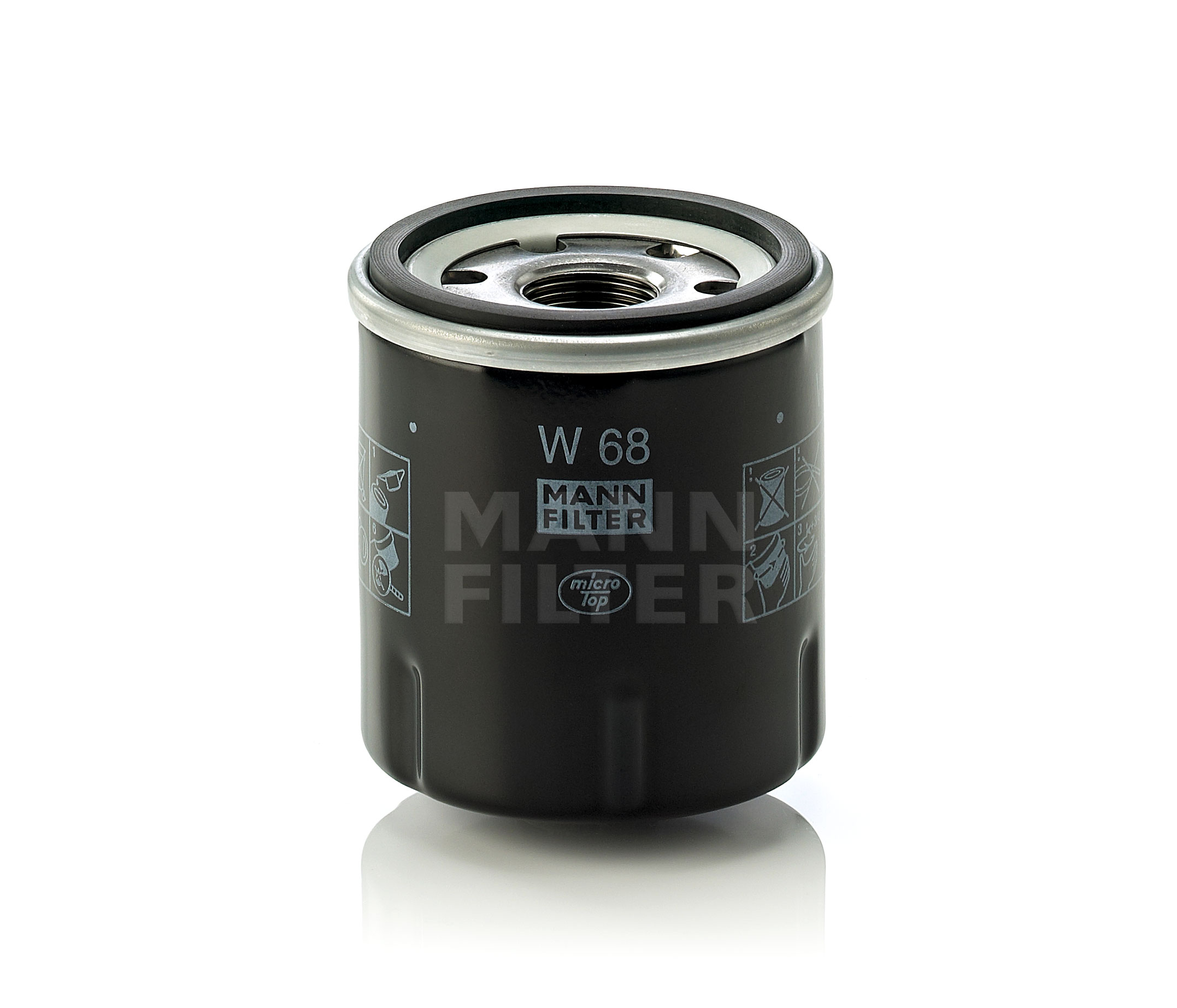 Ostke MANN-FILTER Õlifilter Toode nr.: W 68 madala hinnaga 8,17 €