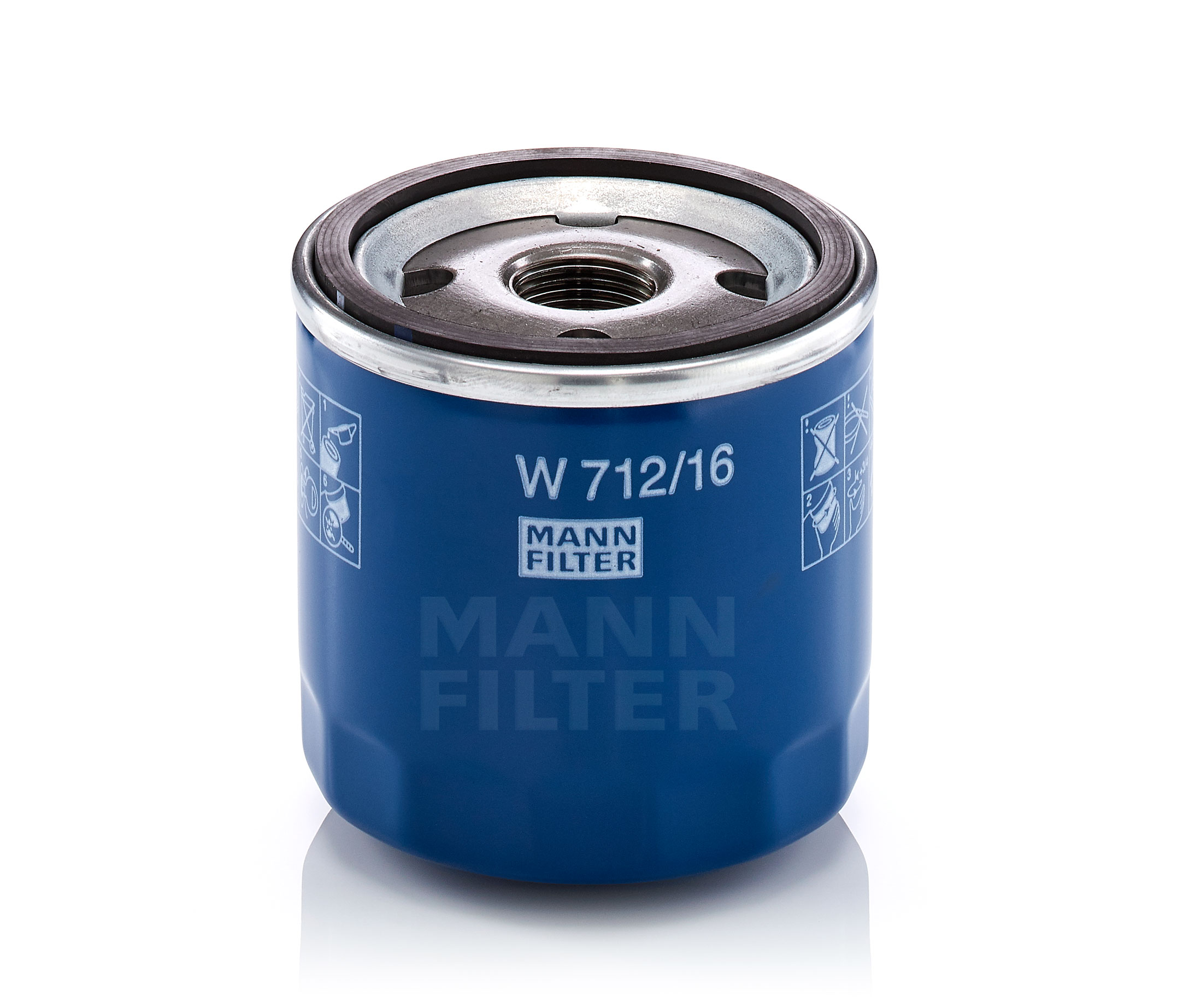 Osta MANN-FILTER Öljynsuodatin Tuote No.: W 712/16 edullisesti hintaan 10,50 €