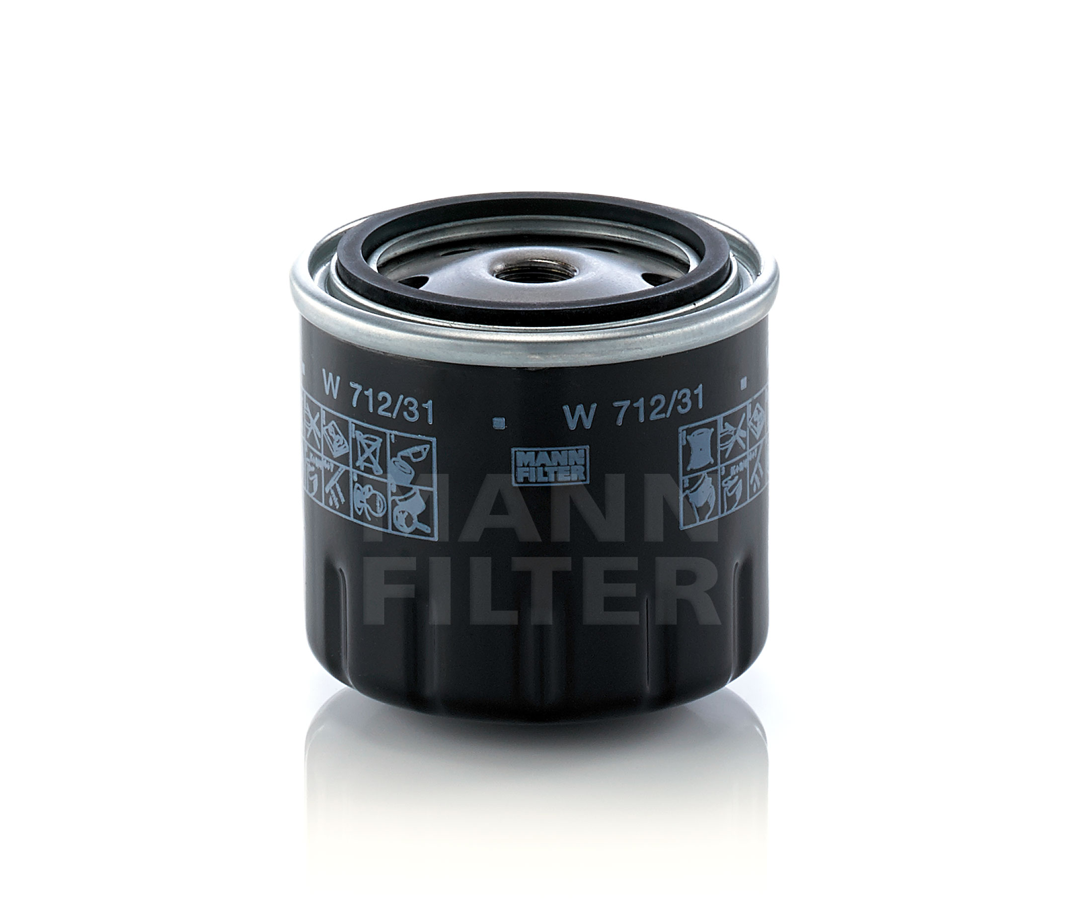 Vásároljon MANN-FILTER Olajszűrő alkatrészt, termékkód: W 712/31 alacsony áron: 6560,00 Ft