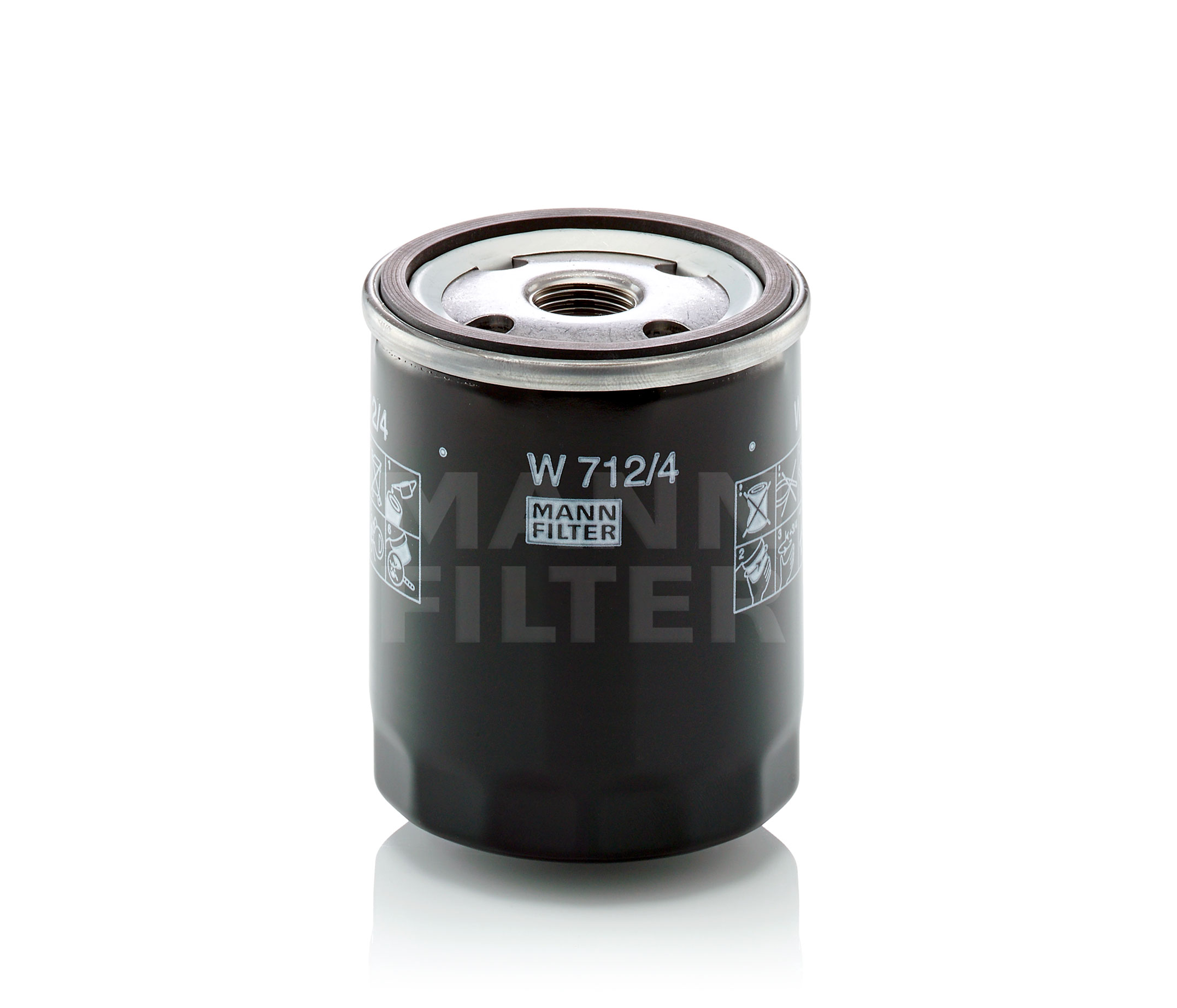 Pirkt MANN-FILTER Eļļas filtrs Preces Nr.: W 712/4 pie zemu cenu 8,98 €