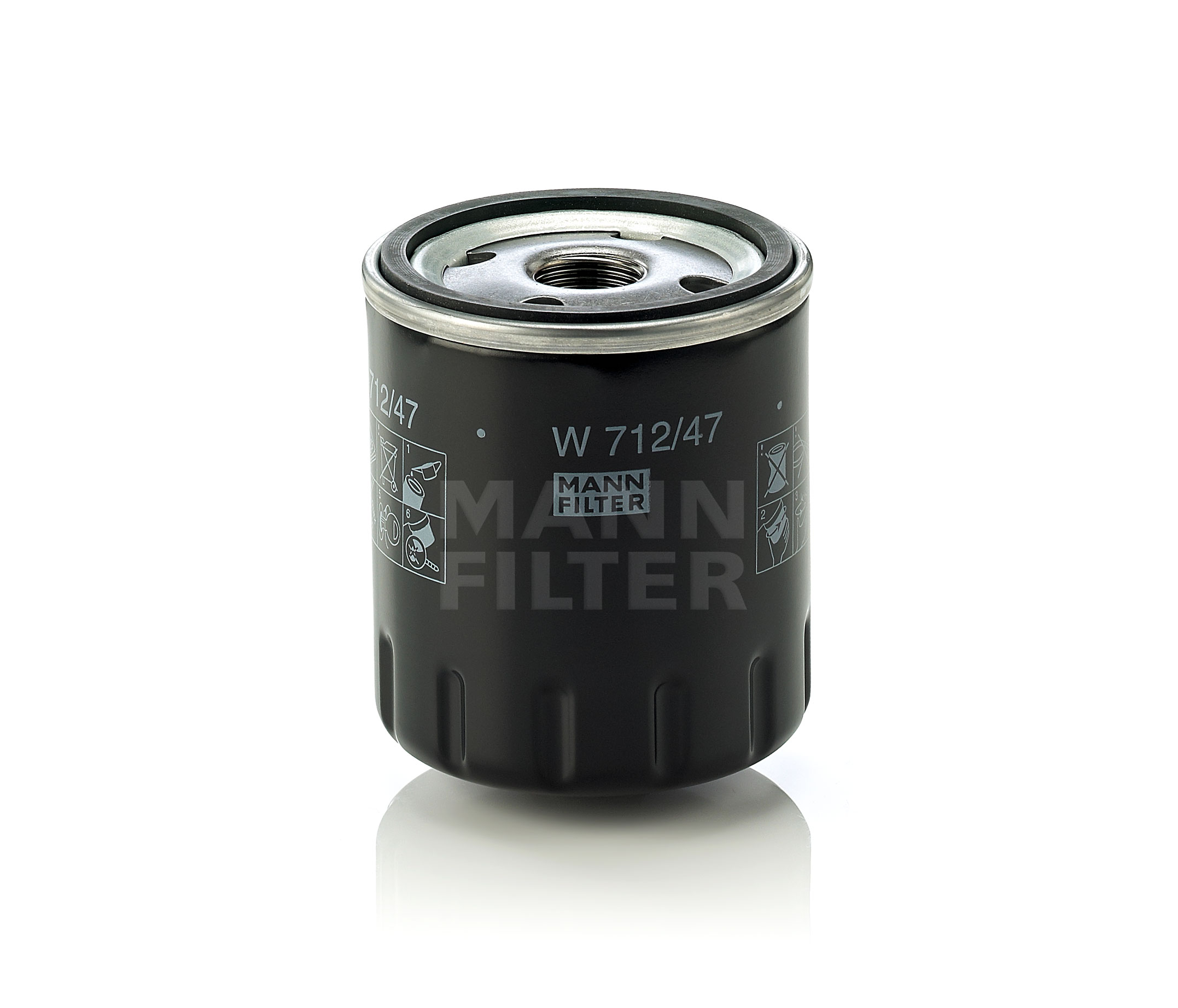 Cumpărați Filtru ulei de la MANN-FILTER Număr produs: W 712/47 la prețul de doar 49,73 lei