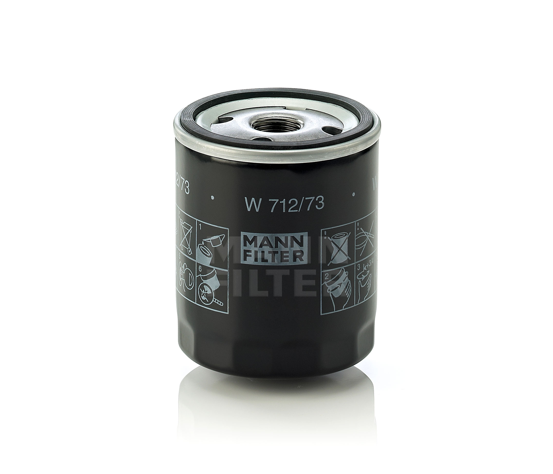 Vásároljon MANN-FILTER Olajszűrő alkatrészt, termékkód: W 712/73 alacsony áron: 3584,00 Ft