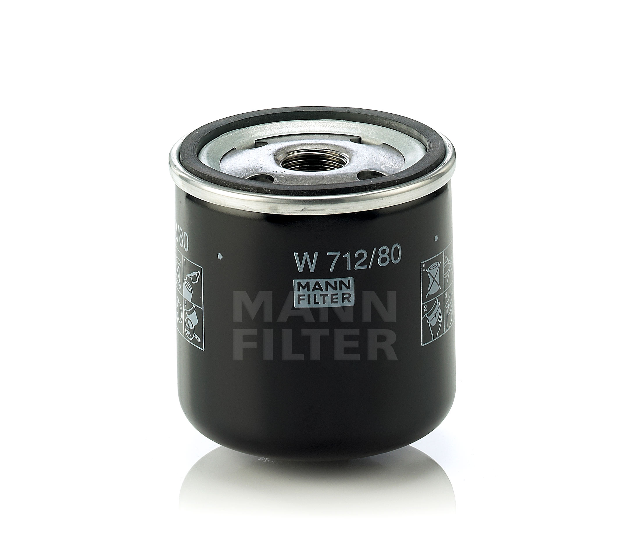 Acquista Filtro olio da MANN-FILTER Numero prodotto.: W 712/80 al costo di soli 11,07 €
