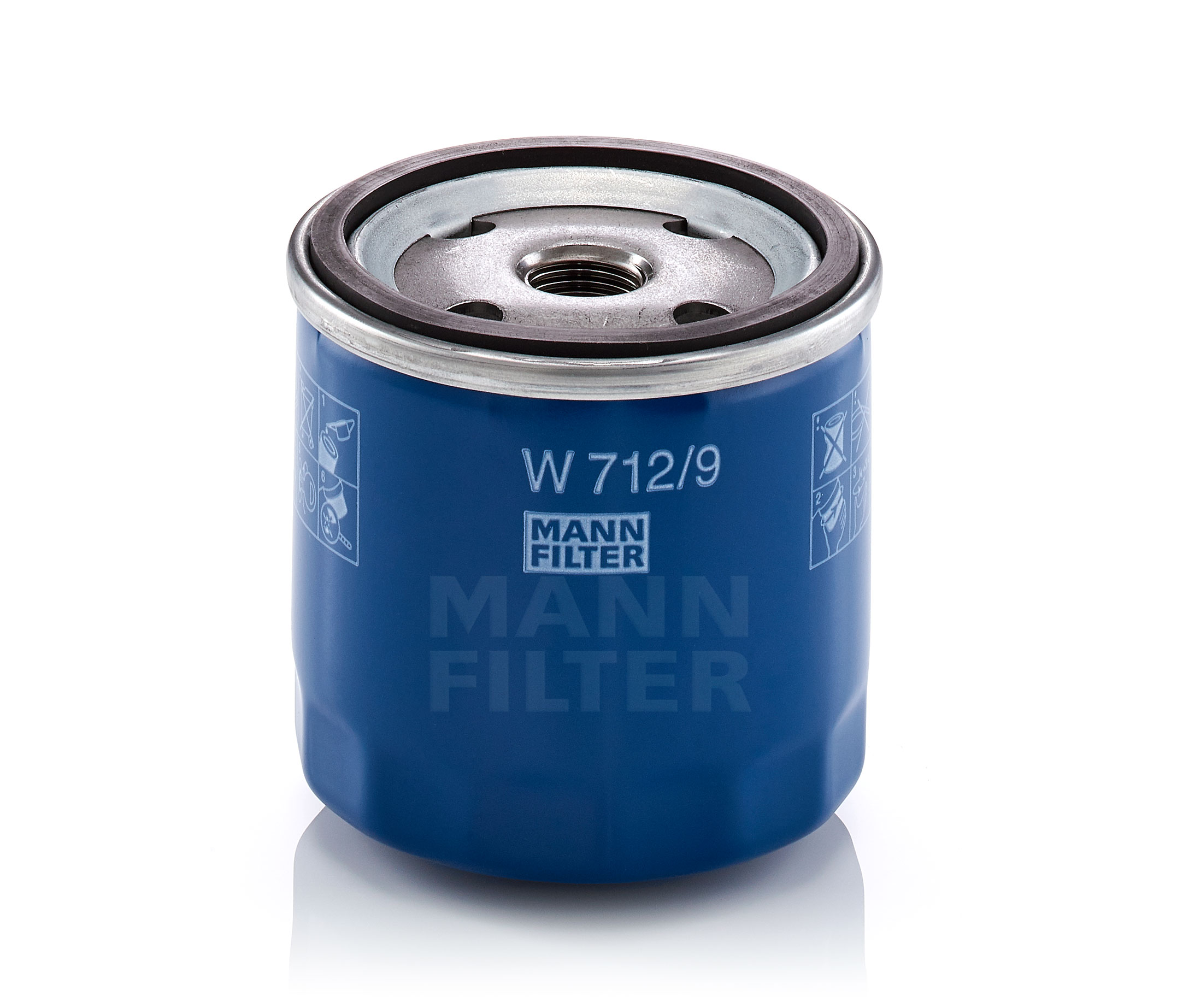 Cumpărați Filtru ulei de la MANN-FILTER Număr produs: W 712/9 la prețul de doar 47,96 lei
