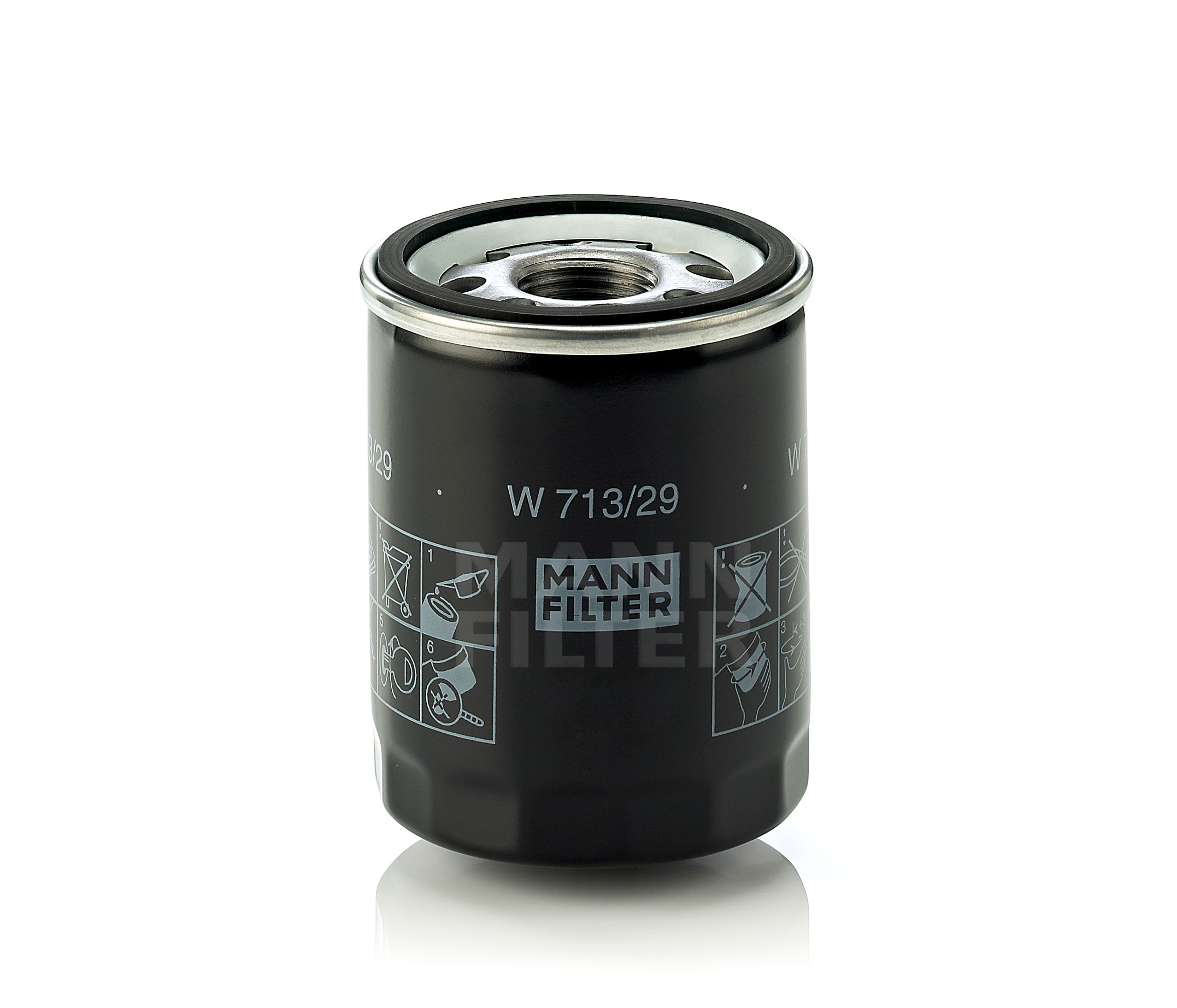 Køb MANN-FILTER Oliefilter Produktnummer.: W 713/29 til den lave pris af 146,96 kr.