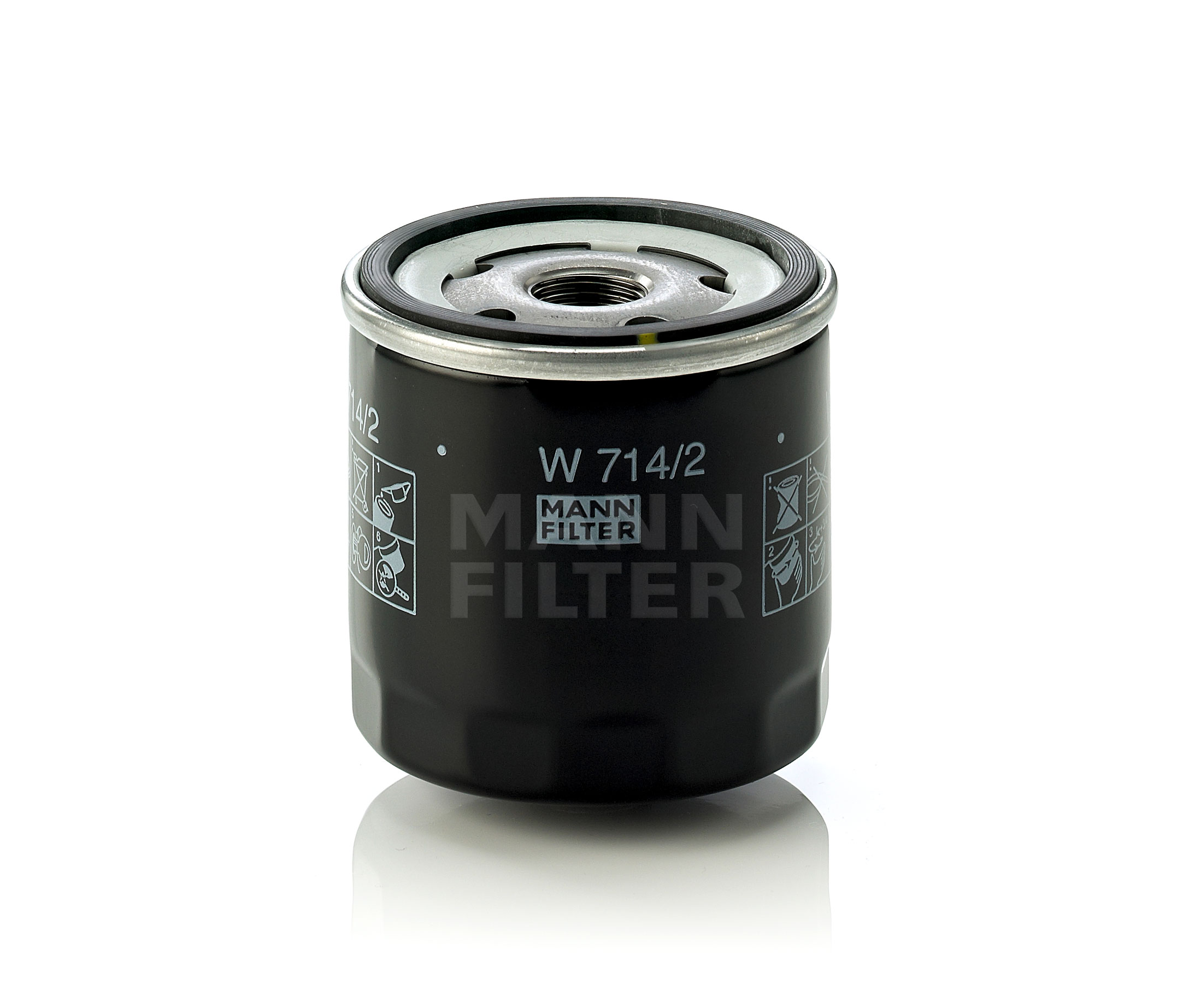 Kupuj MANN-FILTER Filtr oleju Produkt No.: W 714/2 w niskiej cenie, tylko 37,43 zł