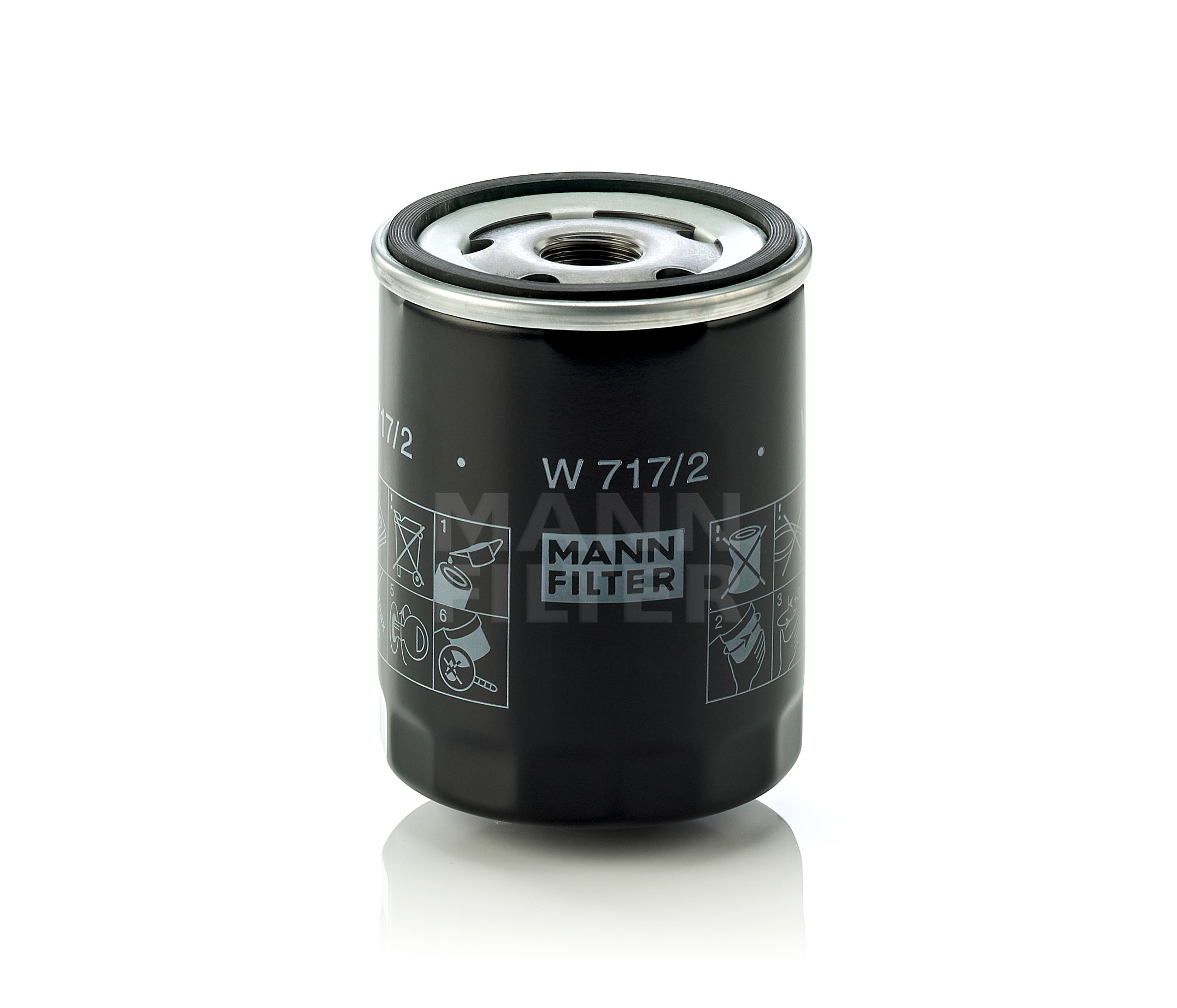 Vásároljon MANN-FILTER Olajszűrő alkatrészt, termékkód: W 717/2 alacsony áron: 6006,00 Ft