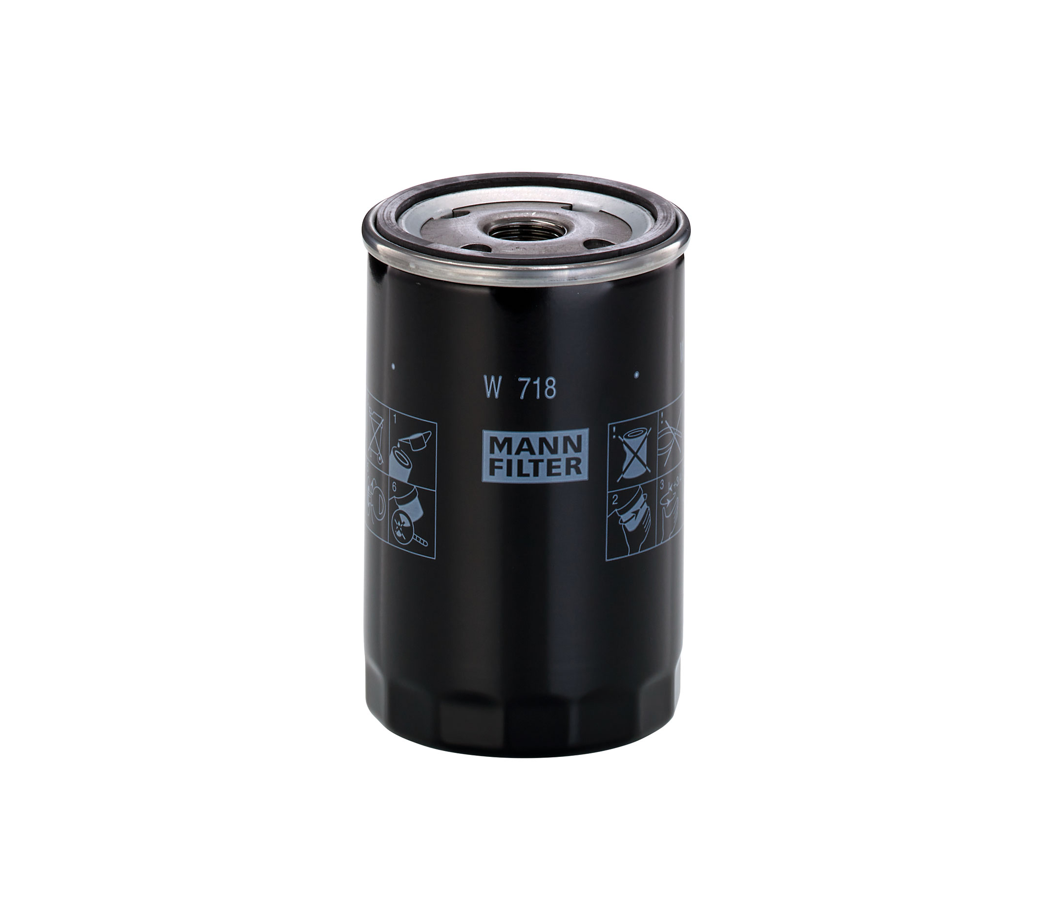 Pirkt MANN-FILTER Eļļas filtrs Preces Nr.: W 718 pie zemu cenu 10,44 €