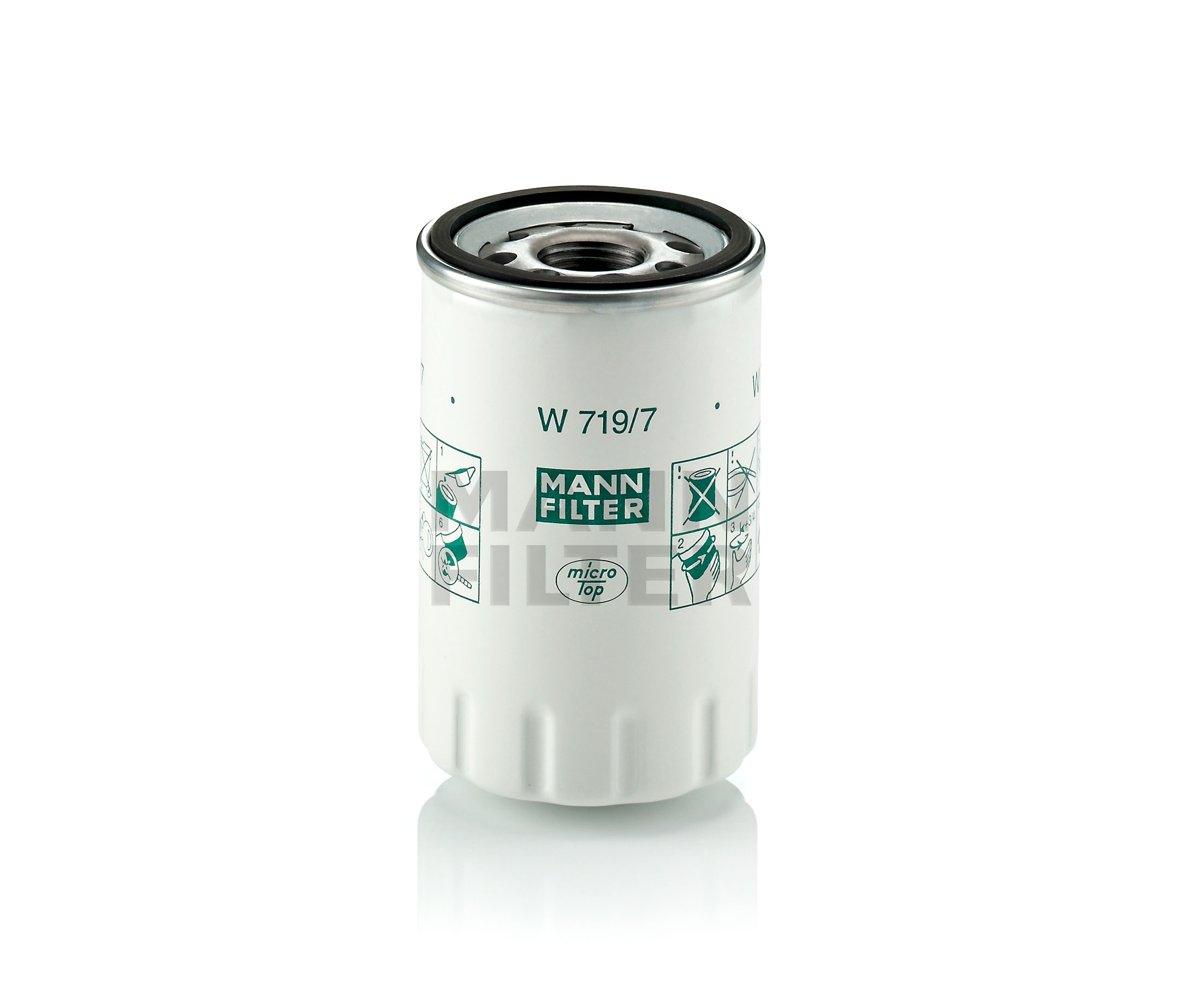 MANN-FILTER Ölfilter Produkt Nr.: W 719/7 zum günstigen Preis von 16,26 € kaufen