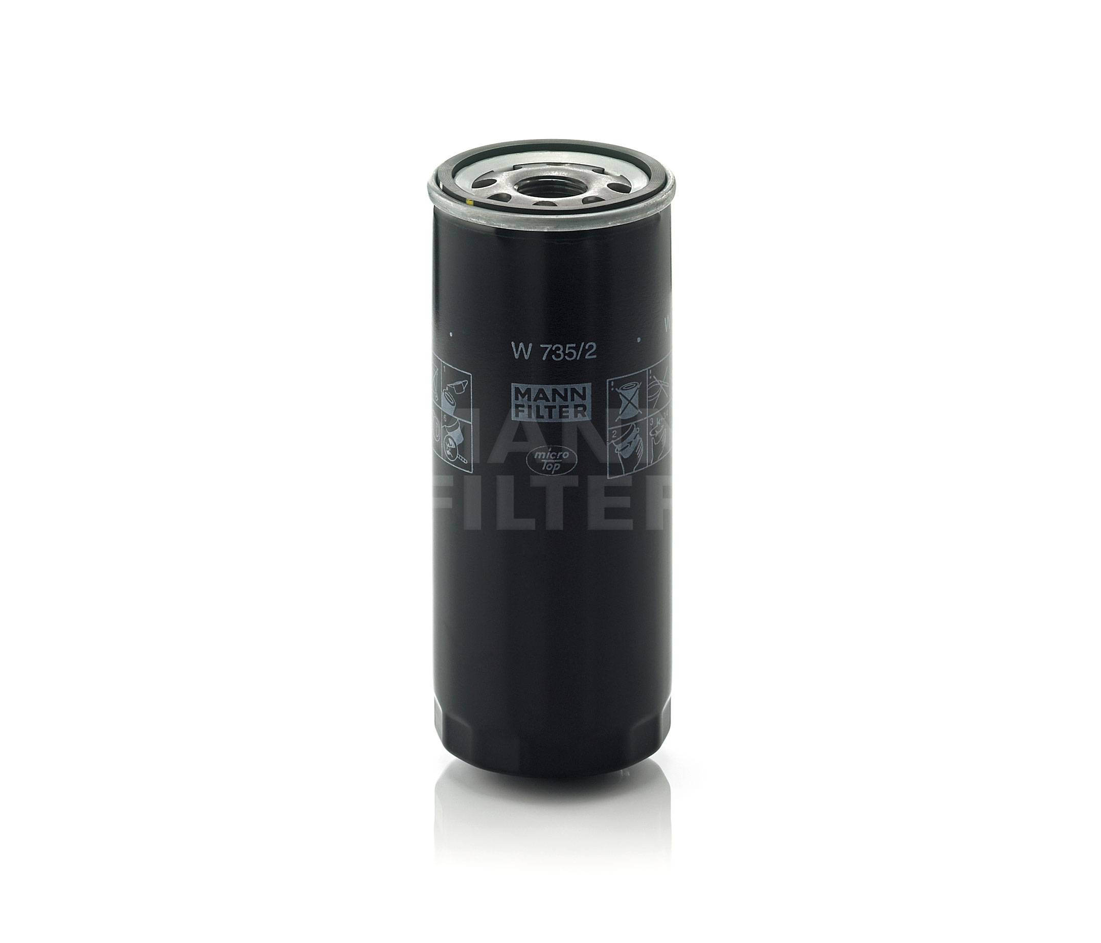 Įsigykite MANN-FILTER Alyvos filtras Prekės Nr.: W 735/2 už žemiausią 27,93 € kainą