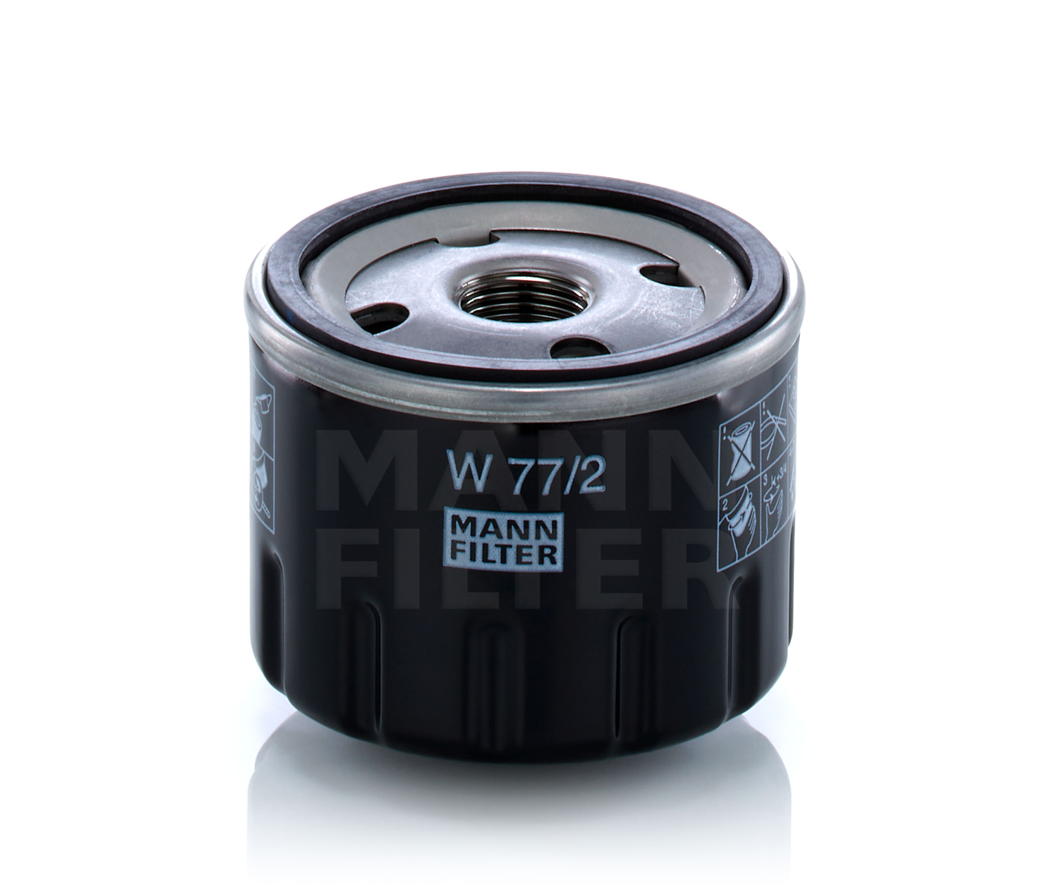 Įsigykite MANN-FILTER Alyvos filtras Prekės Nr.: W 77/2 už žemiausią 13,88 € kainą