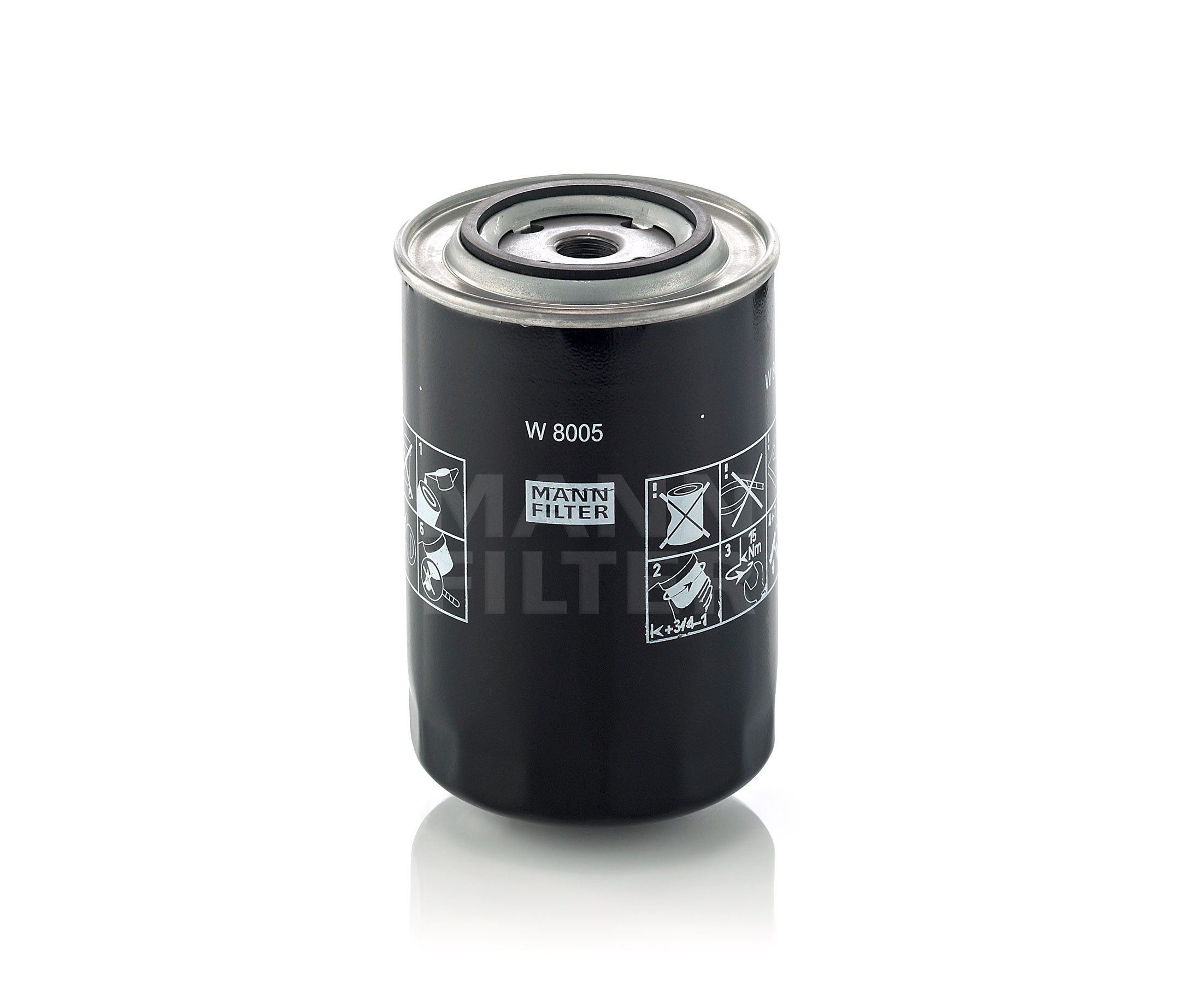 Kupite MANN-FILTER Oljni filter Št. izdelka: W 8005 po nizki ceni 14,28 €