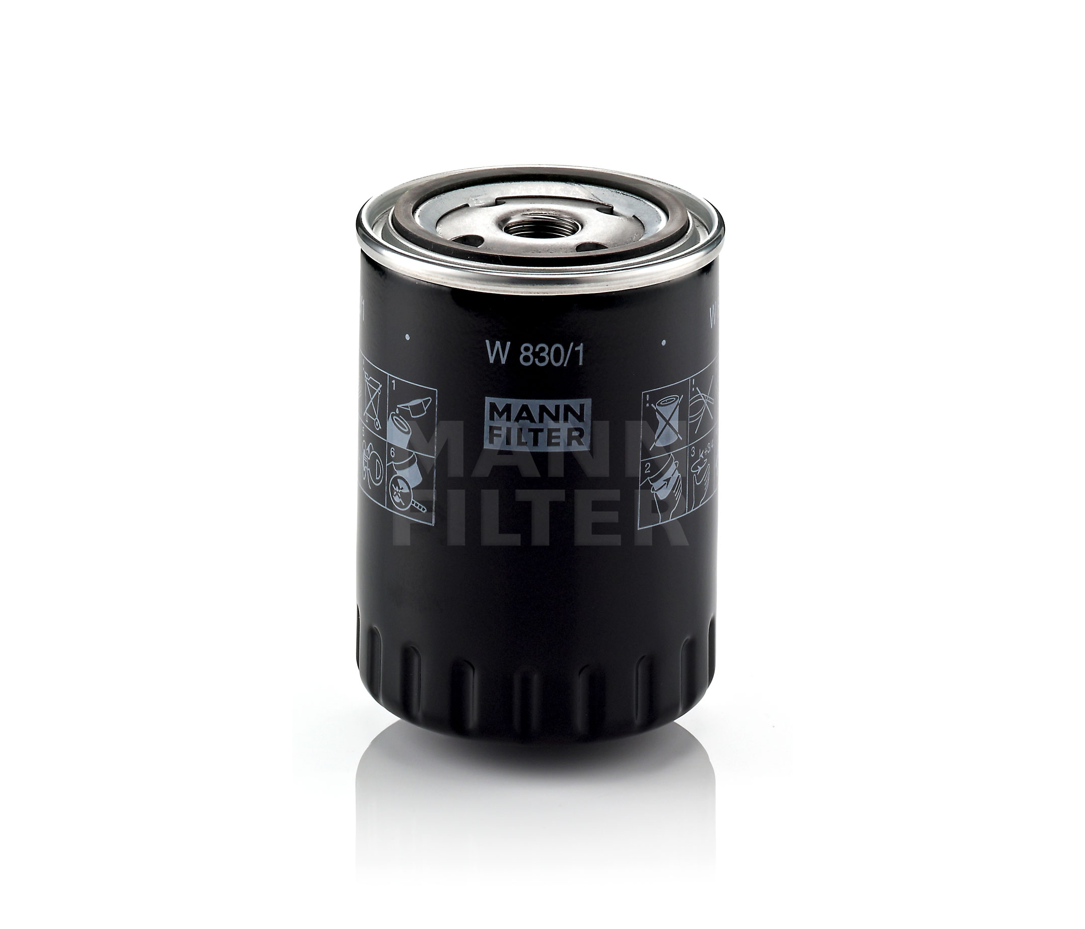 MANN-FILTER Ölfilter Produkt Nr.: W 830/1 zum günstigen Preis von 13,39 € kaufen