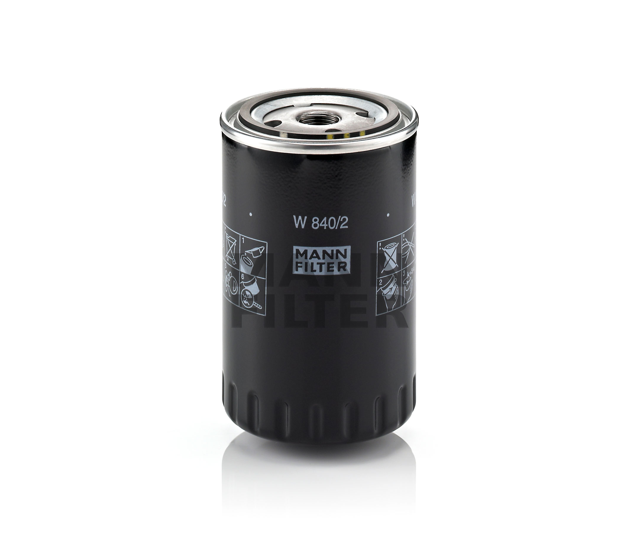Įsigykite MANN-FILTER Alyvos filtras Prekės Nr.: W 840/2 už žemiausią 13,25 € kainą