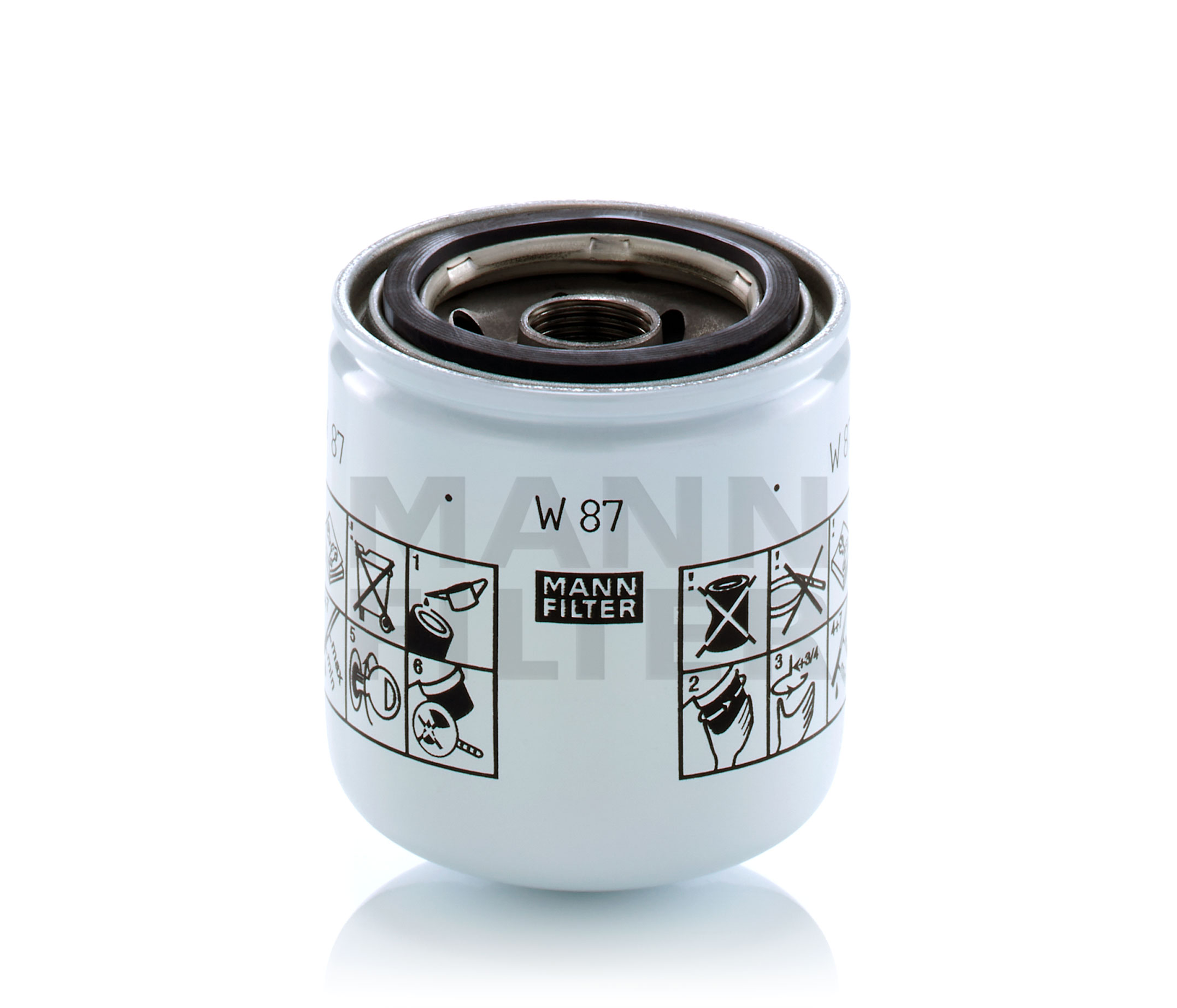 Kjøp MANN-FILTER Oljefilter Product No .: W 87 for den lave prisen av 164,97 kr